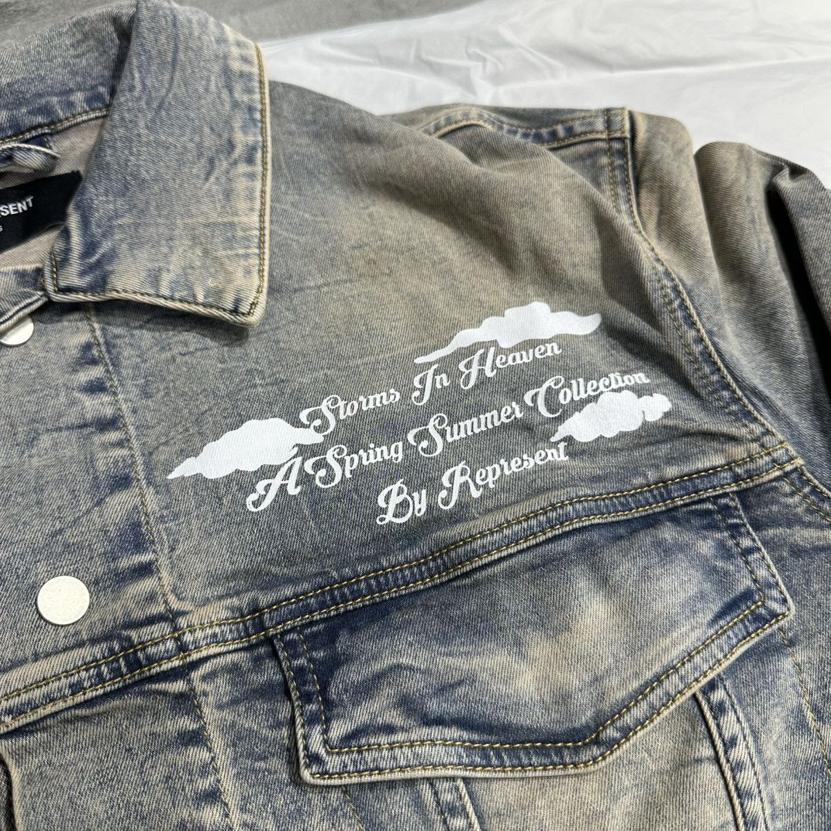 Represent Clo. Represent Storms In Heaven Denim Jacket Size US S / EU 44-46 / 1 - 3 Thumbnail