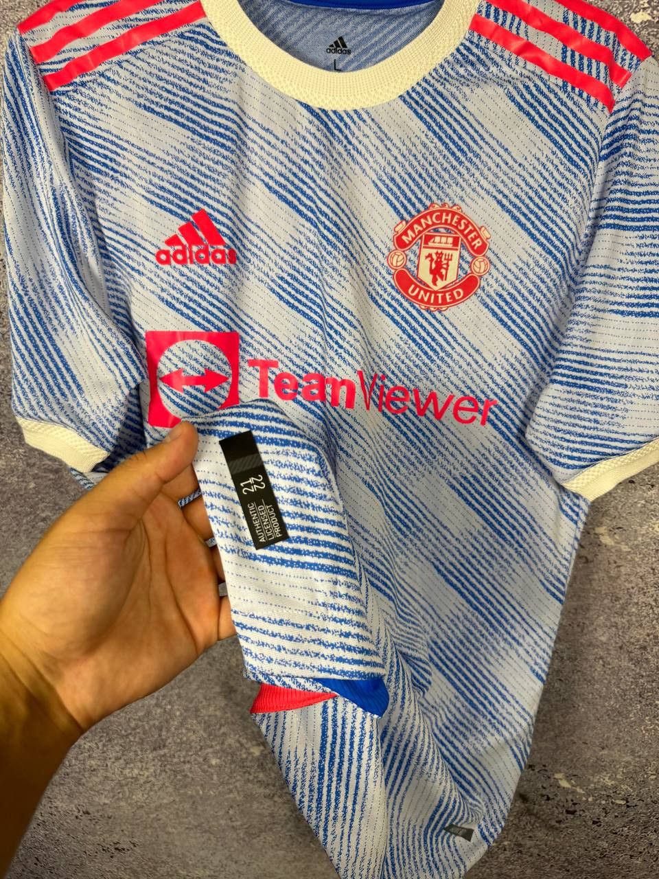Adidas GREENWOOD Manchester United 2021/22 Away Fan Soccer Jersey Size US M / EU 48-50 / 2 - 9 Thumbnail