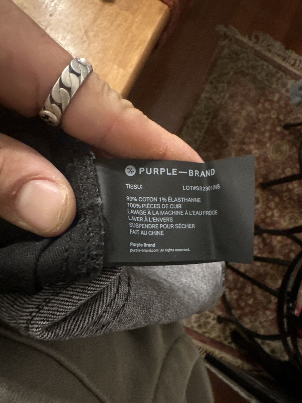 Purple Brand Purple Brand P001 Washed Black Tie Acid Jean Size US 32 / EU 48 - 5 Thumbnail