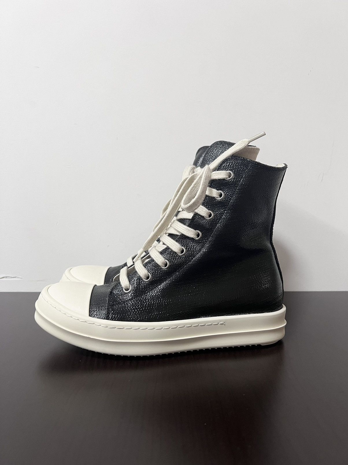 Rick Owens Drkshdw Rick owens ramones high top sneakers sz 36 Size US 6 / IT 36 - 2 Thumbnail
