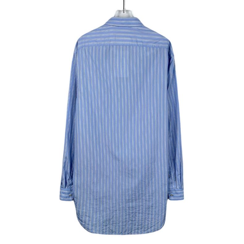 Gucci Gucci Blue vertical striped cotton lapel long-sleeved shirt Size US M / EU 48-50 / 2 - 2 Thumbnail
