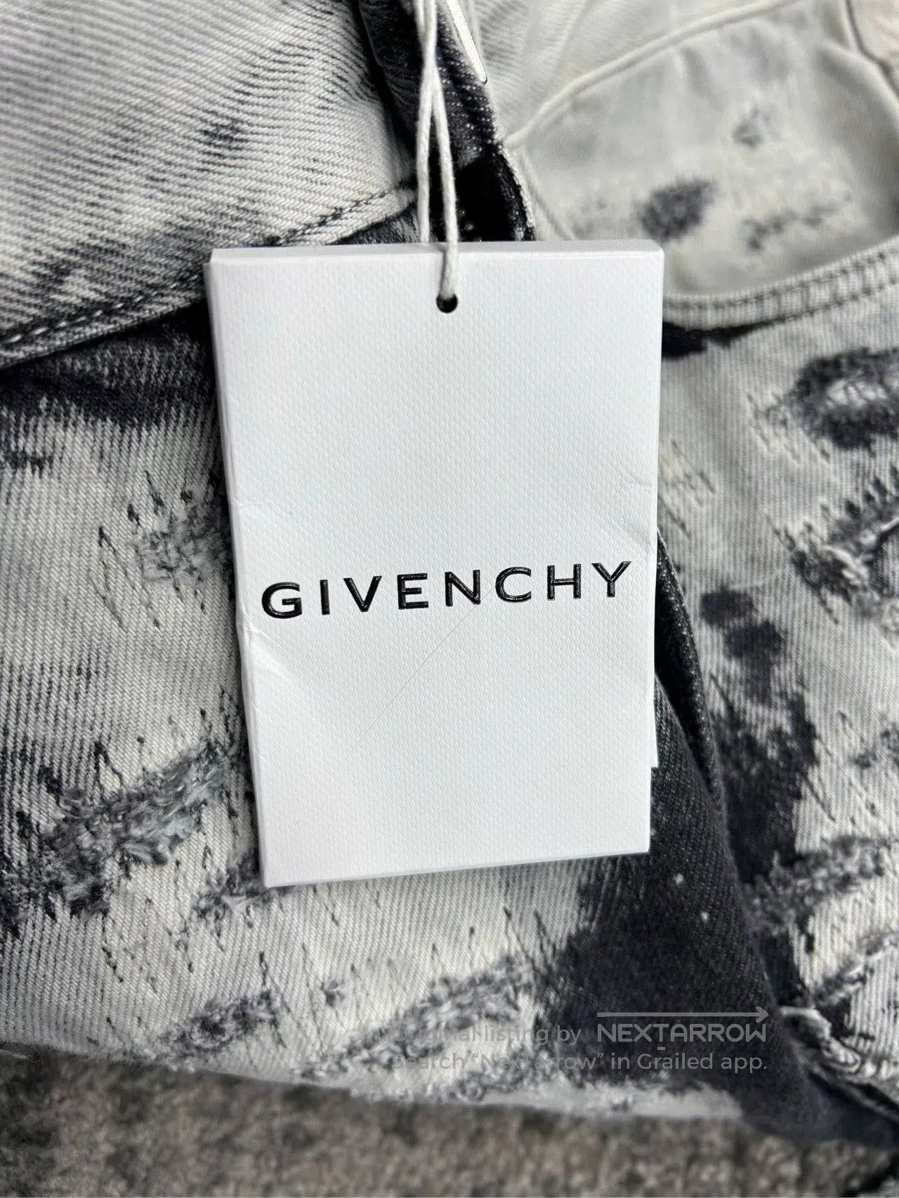 Givenchy Givenchy Boro Black and White Distressed Jeans. Size US 34 / EU 50 - 3 Thumbnail