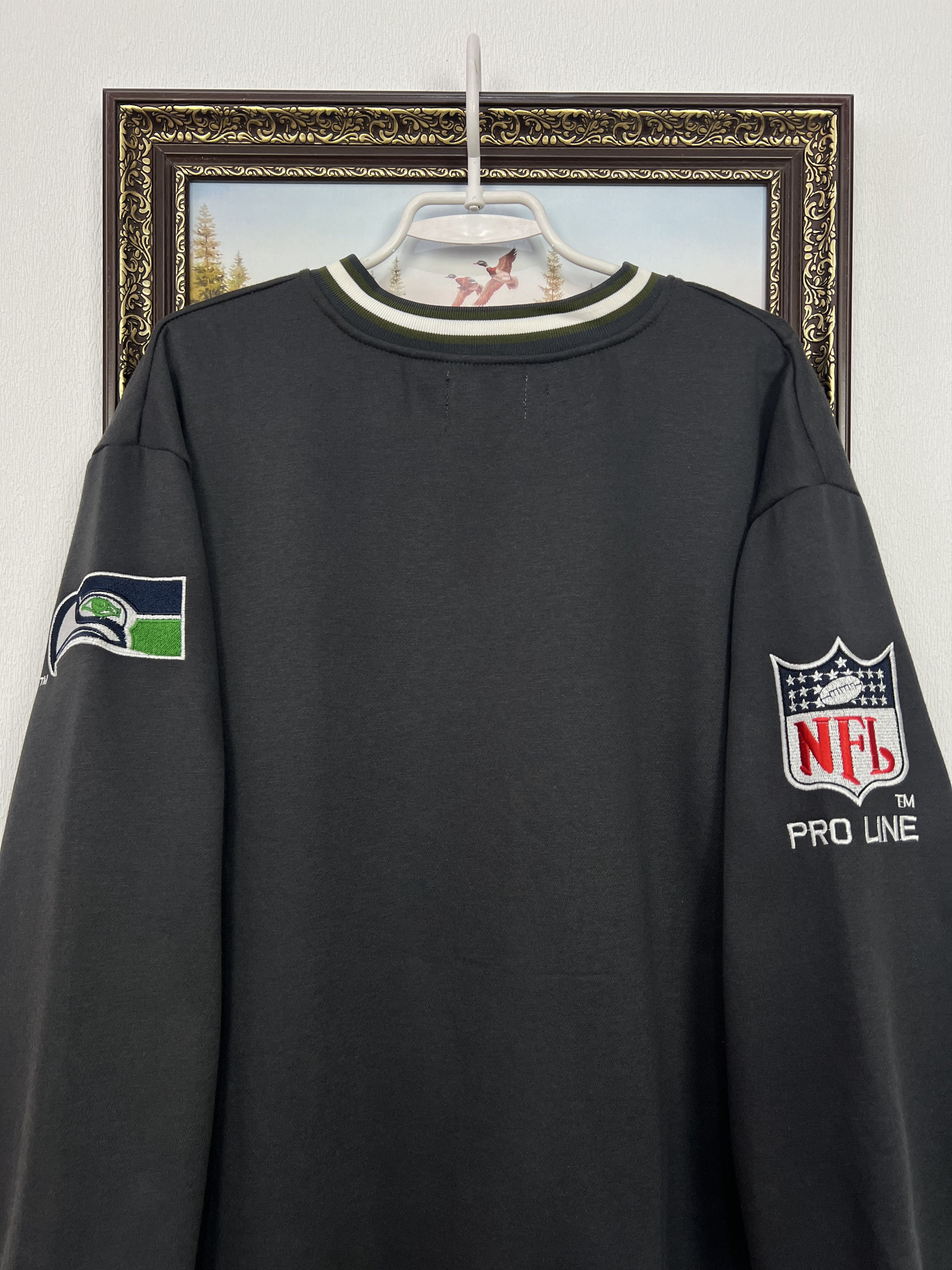 Starter Seattle Seahawks Sweatshirt NHL Crewneck Big Logo 3XL Size US XXL / EU 58 / 5 - 12 Thumbnail