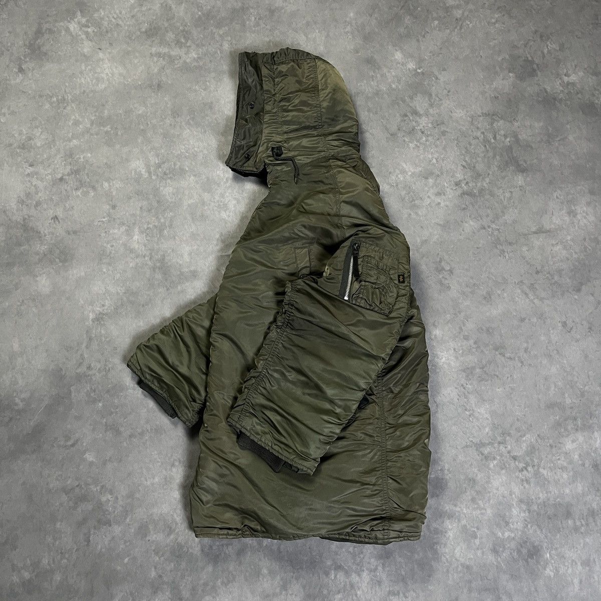 Kapital 2000s Alpha Industries Army 14th N3B Fleece y2k Lgb Ifsix Size US M / EU 48-50 / 2 - 2 Thumbnail