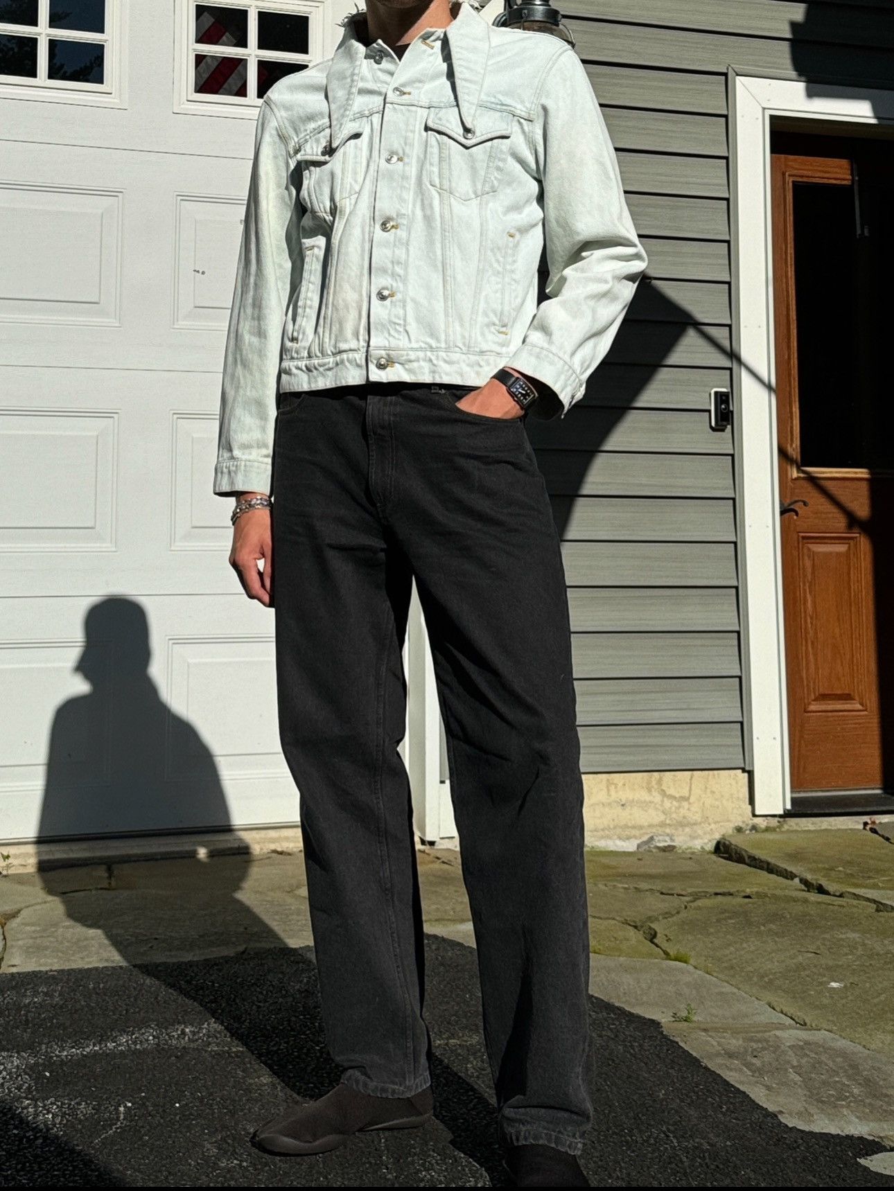 Balenciaga Balenciaga 2017 denim jacket Size US M / EU 48-50 / 2 - 2 Thumbnail