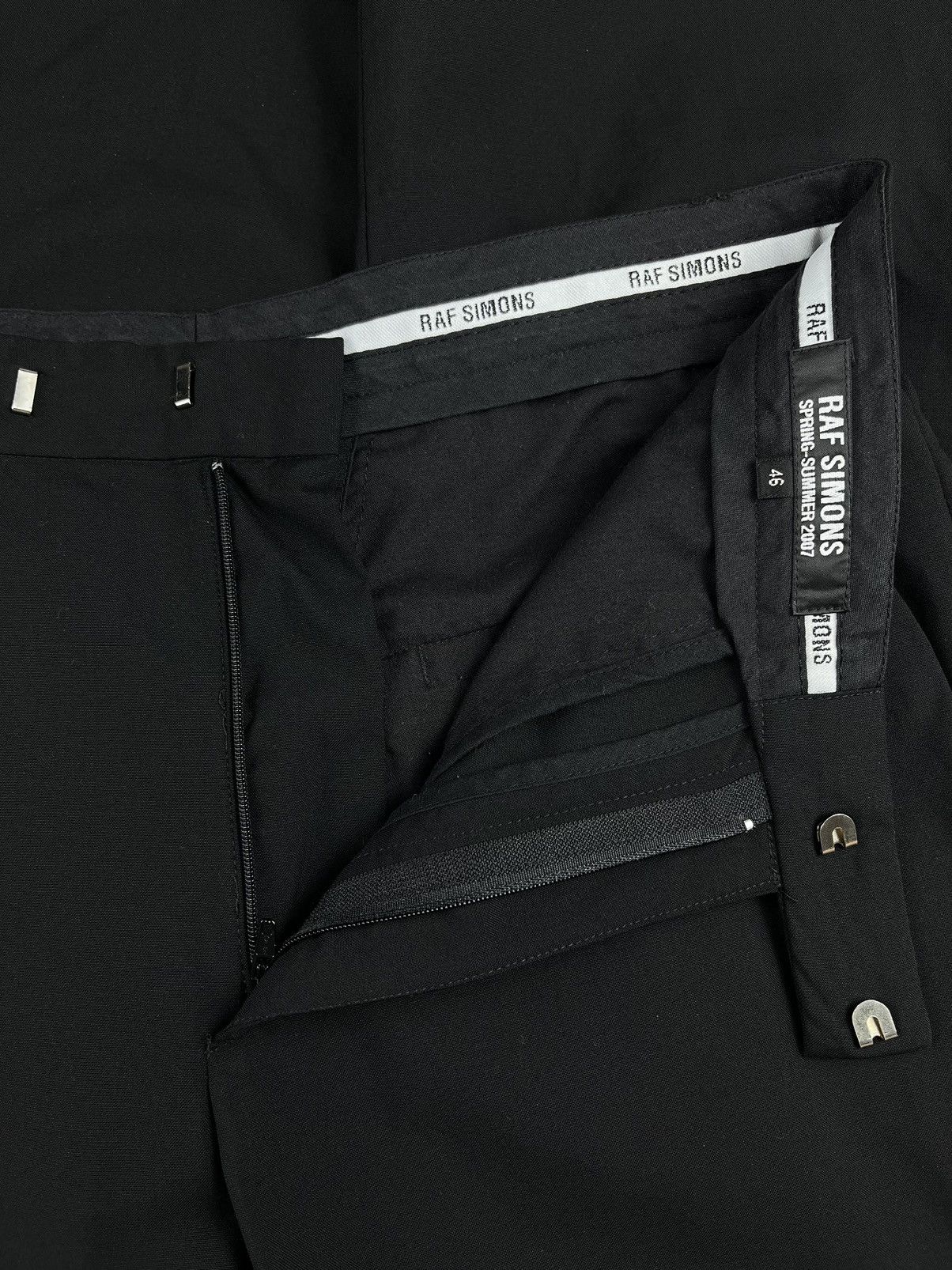 Raf Simons SS07 Raf Simons Wool Cropped Suit Trousers Size US 30 / EU 46 - 5 Thumbnail
