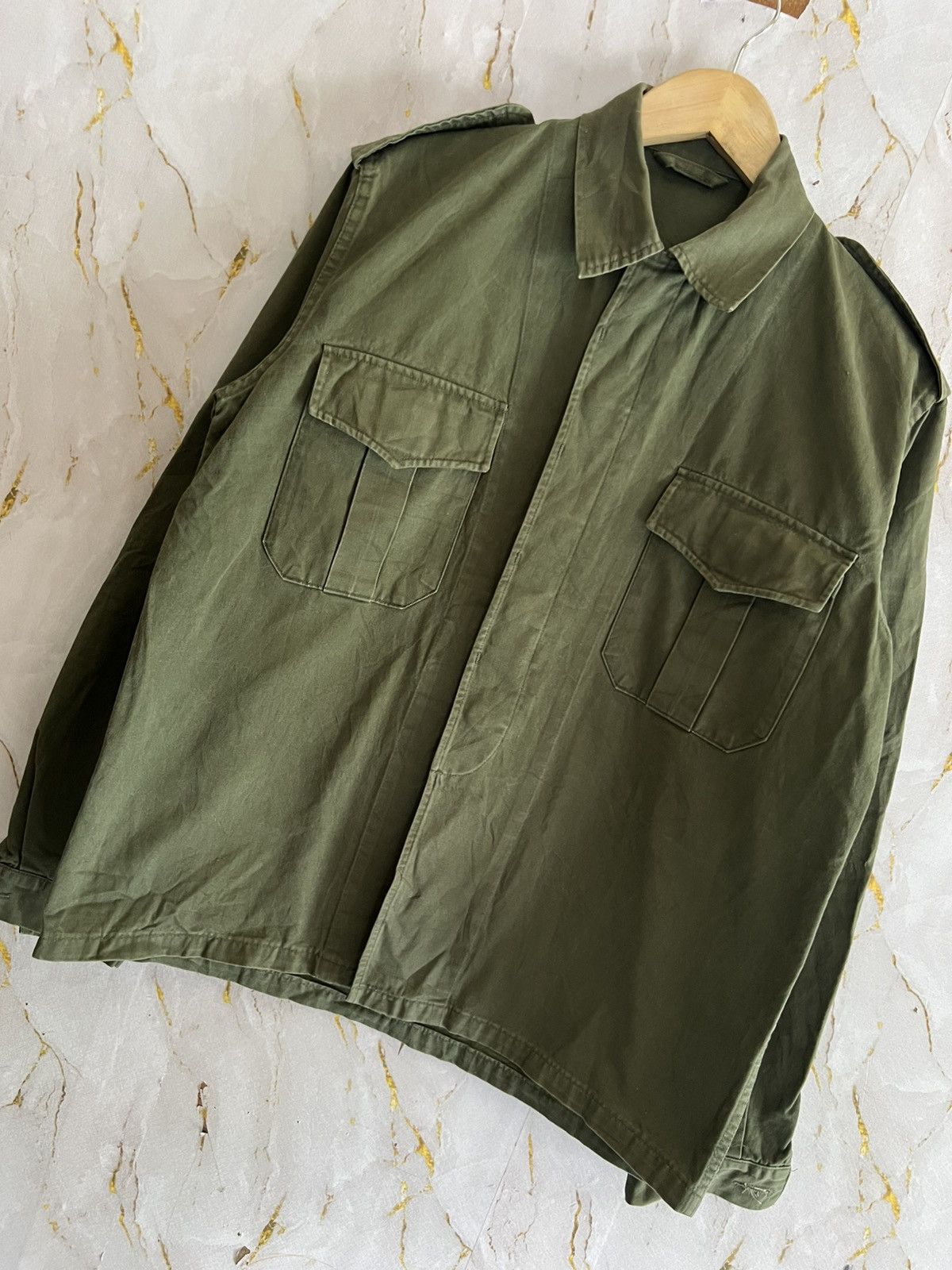 Vintage Vintage 1982 Belgian Army Jacket – Begetex Military Surplus Size US M / EU 48-50 / 2 - 7 Thumbnail