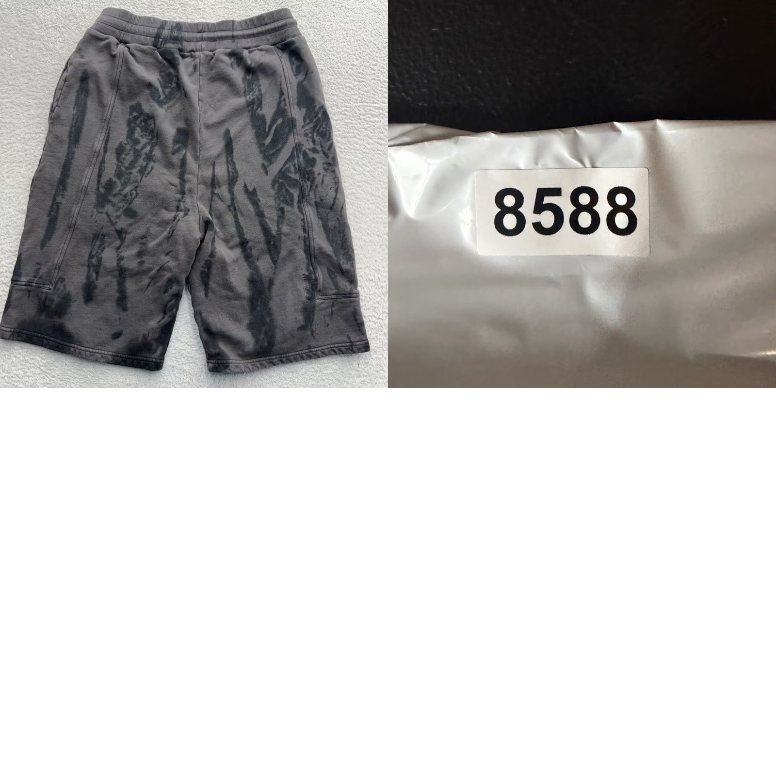 Vintage A-COLD-WALL* ACW Men Sweat Shorts Gray Tie-Dye 29in Waist M Charcoal Logo Embroidered Pockets Relaxed Drawstring Portugal Louis/ Samuel Ross Mens Size US 29 - 8 Thumbnail