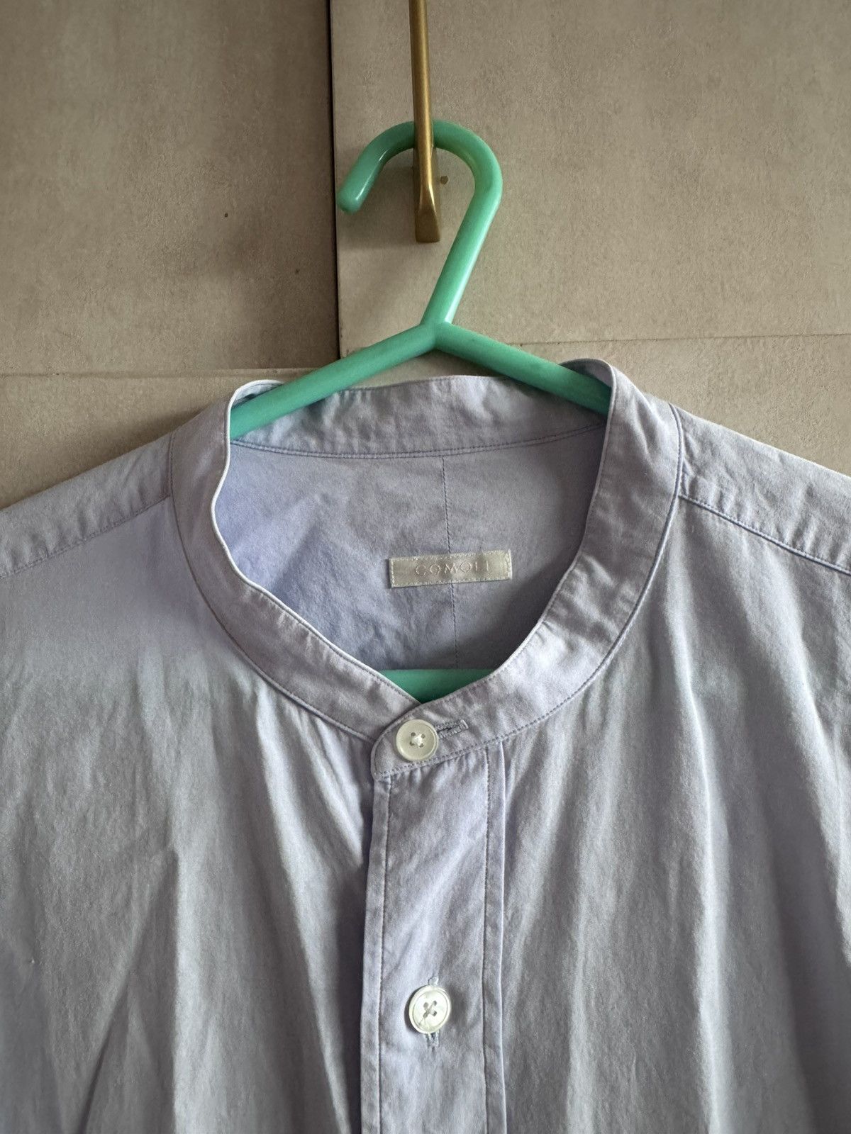 Comoli 23SS Band Collar Shirt Size US L / EU 52-54 / 3 - 3 Thumbnail