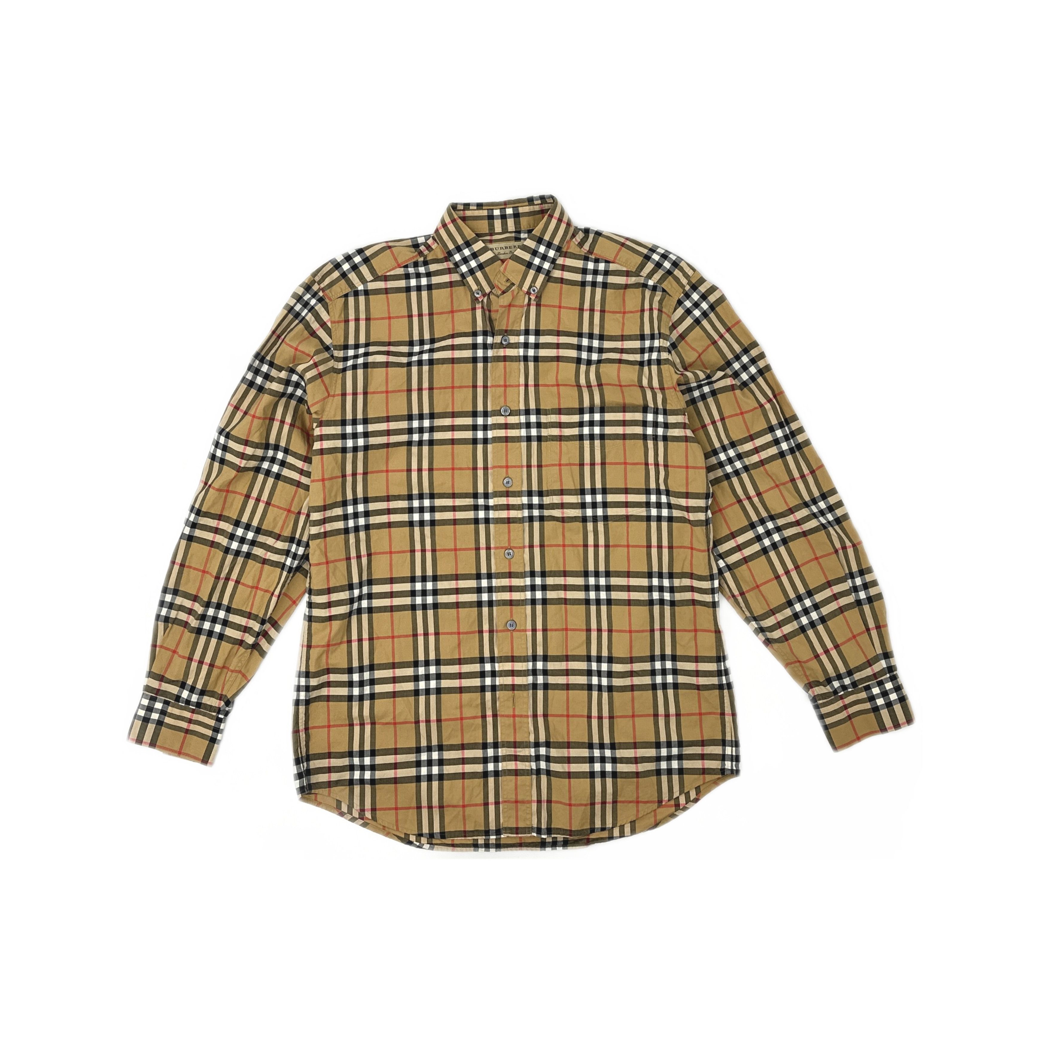 Burberry Burberry Classic Check Button Up Shirt Size M Size US M / EU 48-50 / 2 - 1 Thumbnail