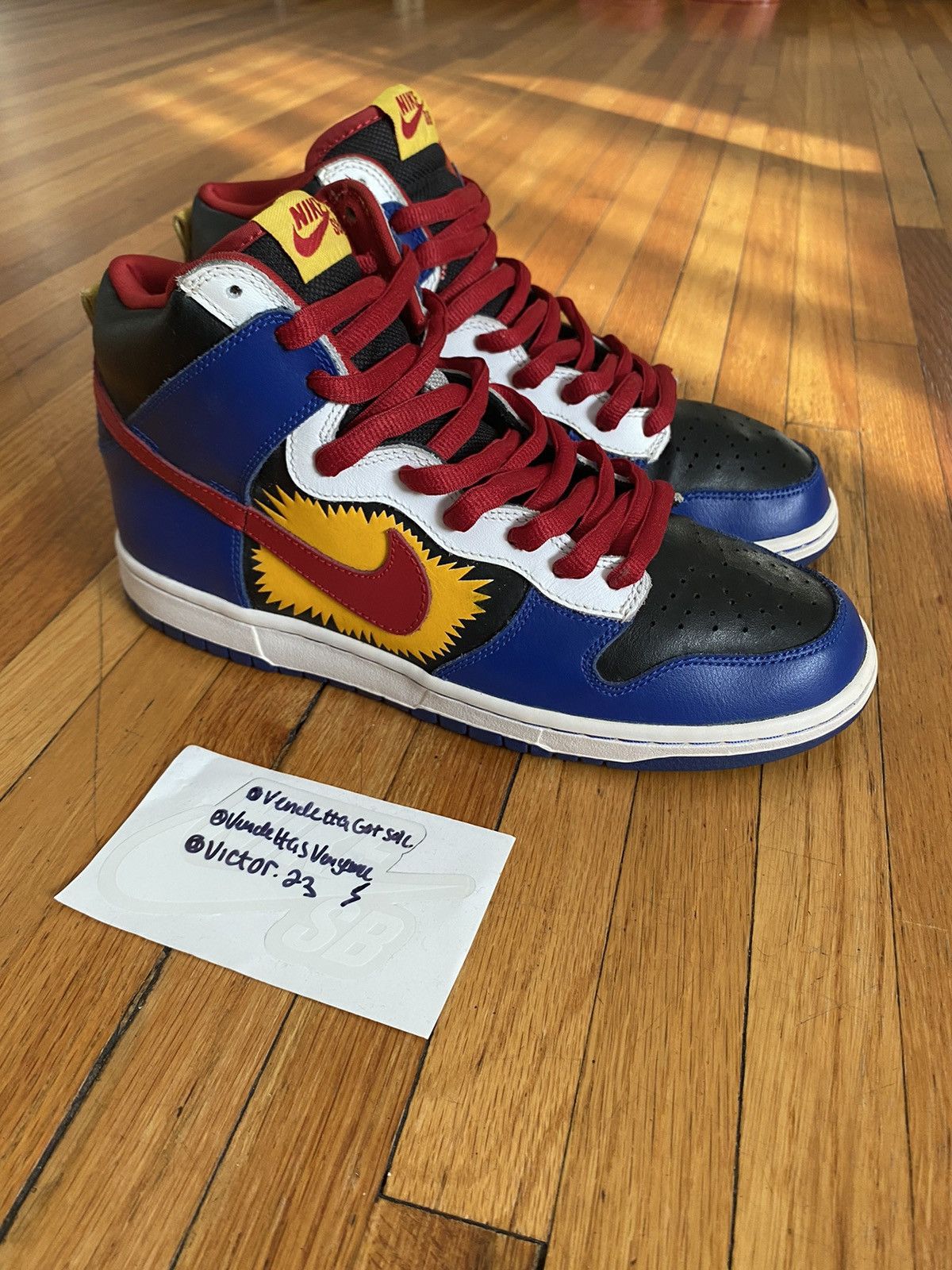 Nike Nike Sb Dunk High Comic Boom PROMO SAMPLE 9999 US9 Size US 9 / EU 42 - 1 Thumbnail
