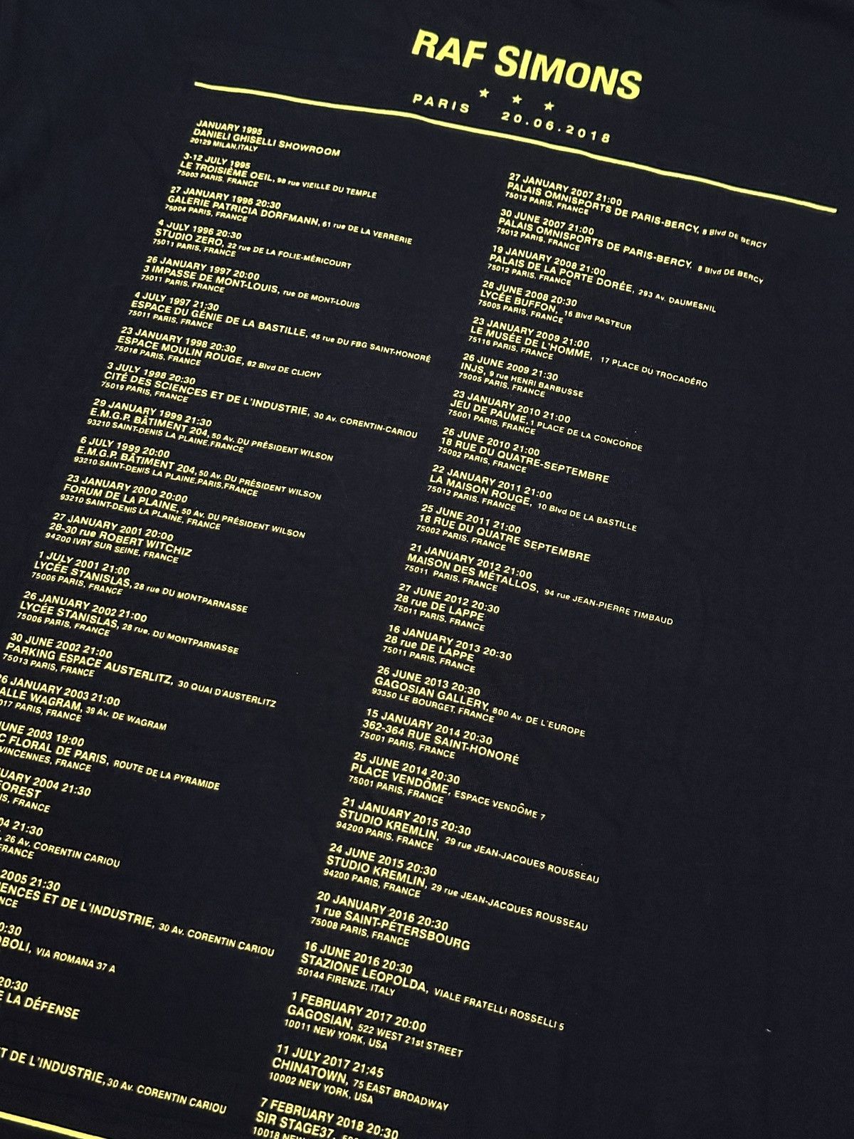 Raf Simons RARE SS19 RAF SIMONS TEE Size US M / EU 48-50 / 2 - 4 Thumbnail