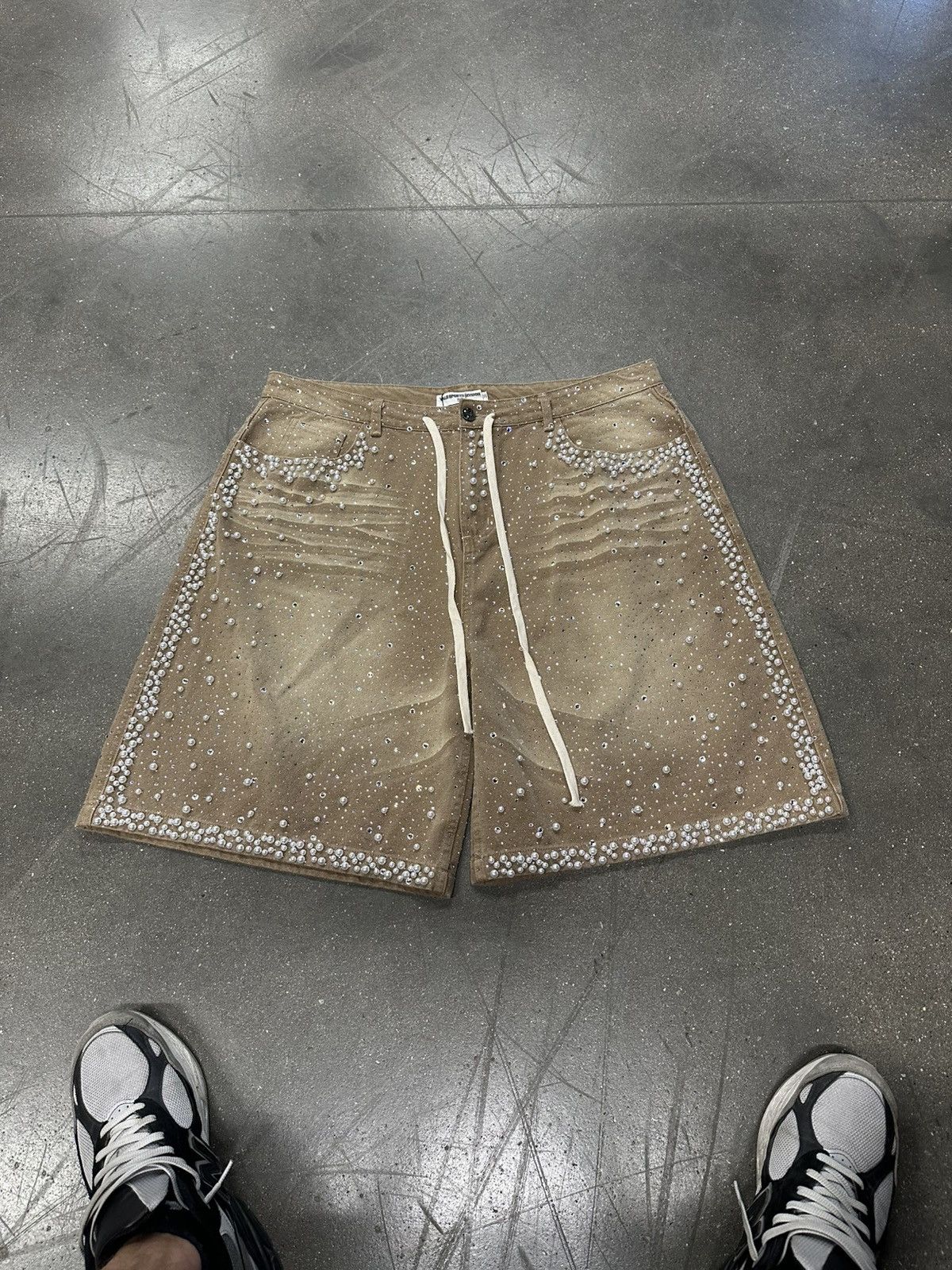 Vale Vale Forever Sandstorm Jorts Tan Size US 36 / EU 52 - 1 Thumbnail