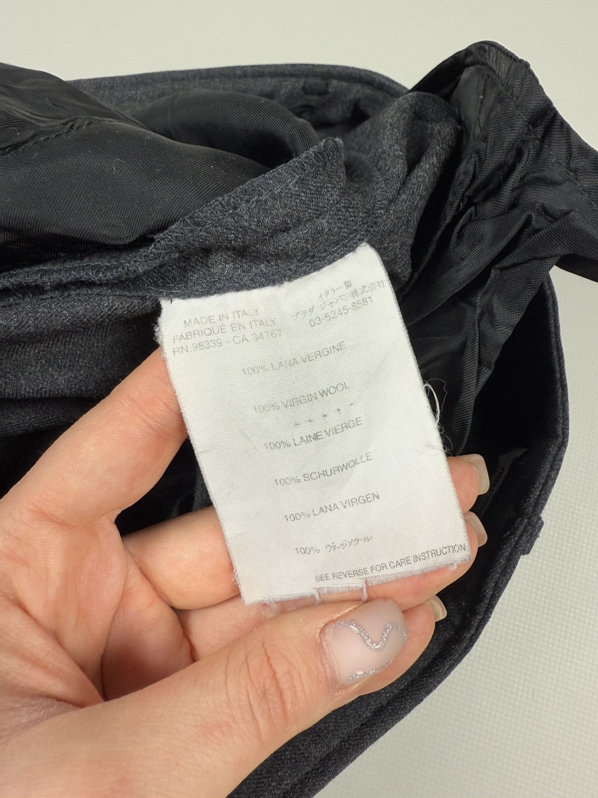 Miu Miu Miu Miu Ladies Virgin Wool Dress Pants Trousers Size 42 Size 28" / US 6 / IT 42 - 13 Thumbnail