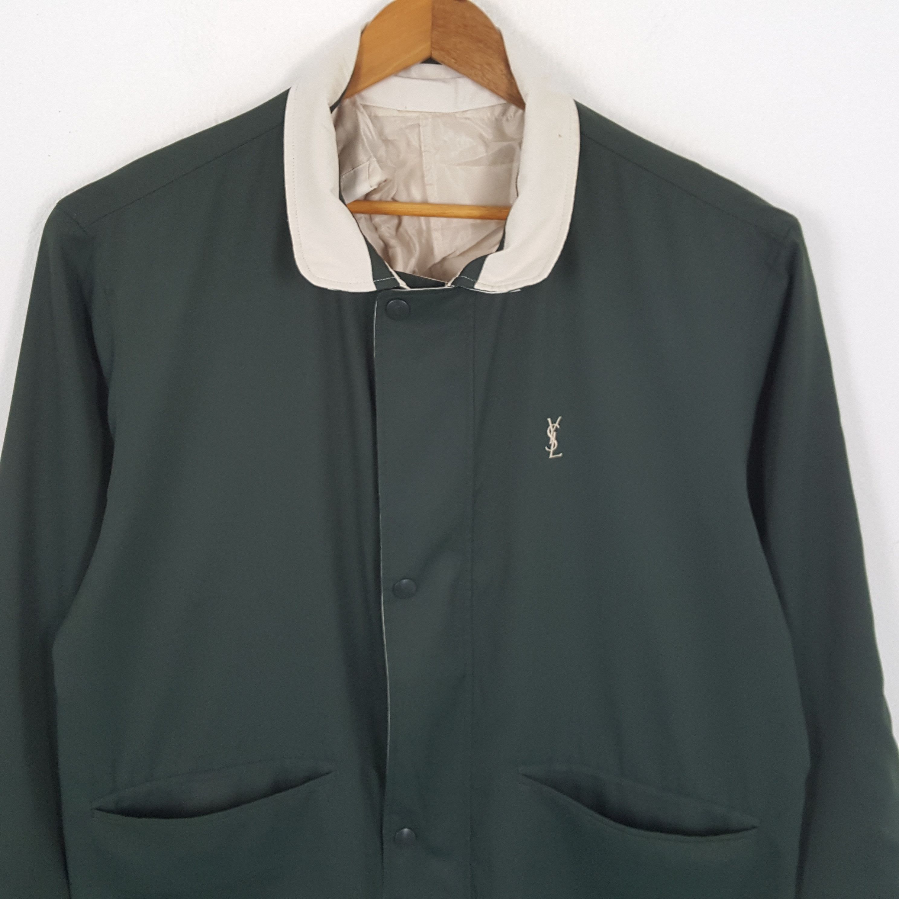 Vintage × Yves Saint Laurent Vintage YVES SAINT LAURENT Italian Brand Reversible Jacket Size US XL / EU 56 / 4 - 2 Thumbnail