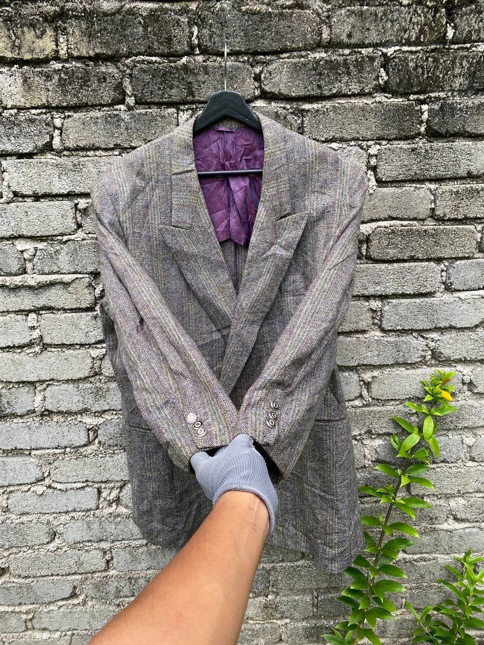 Givenchy Vintage 80s Givenchy Gentleman Double Breasted Coat Size US L / EU 52-54 / 3 - 6 Thumbnail