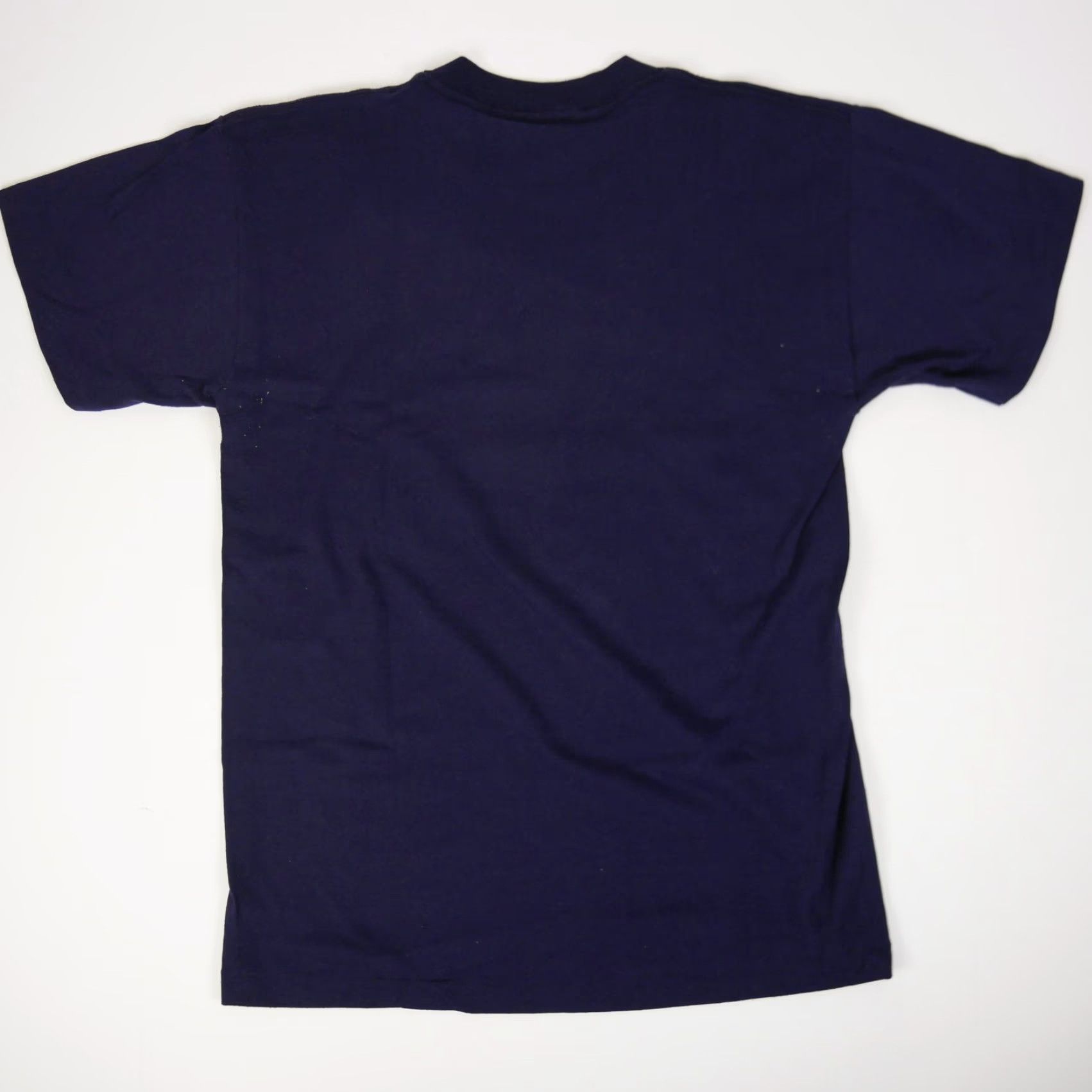 Nike VINTAGE Nike Shirt Mens L Navy Blue Just Do It Swoosh Logo Graphic 90s Tee Size US L / EU 52-54 / 3 - 2 Thumbnail