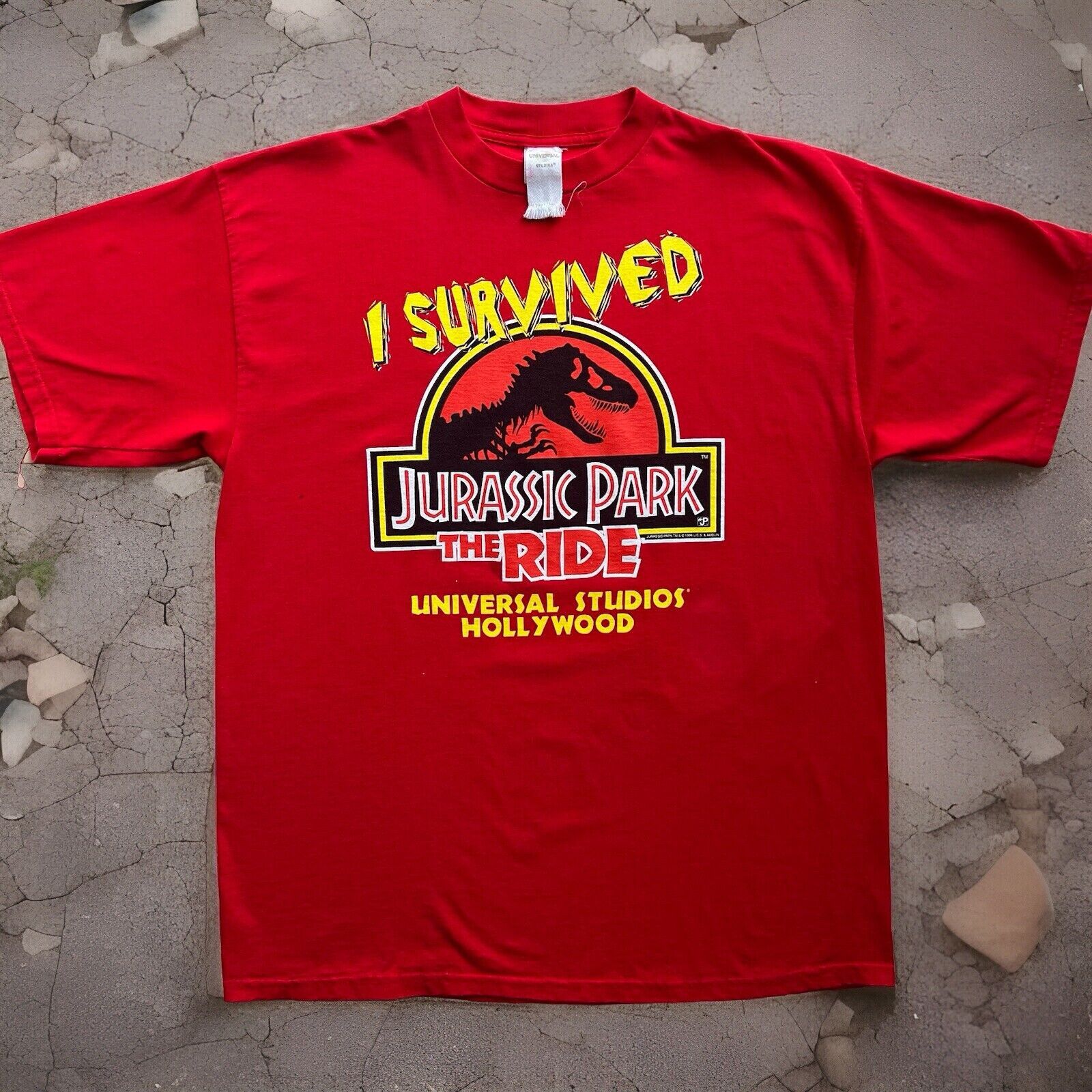 Vintage 90s Jurassic park outlet ride tee