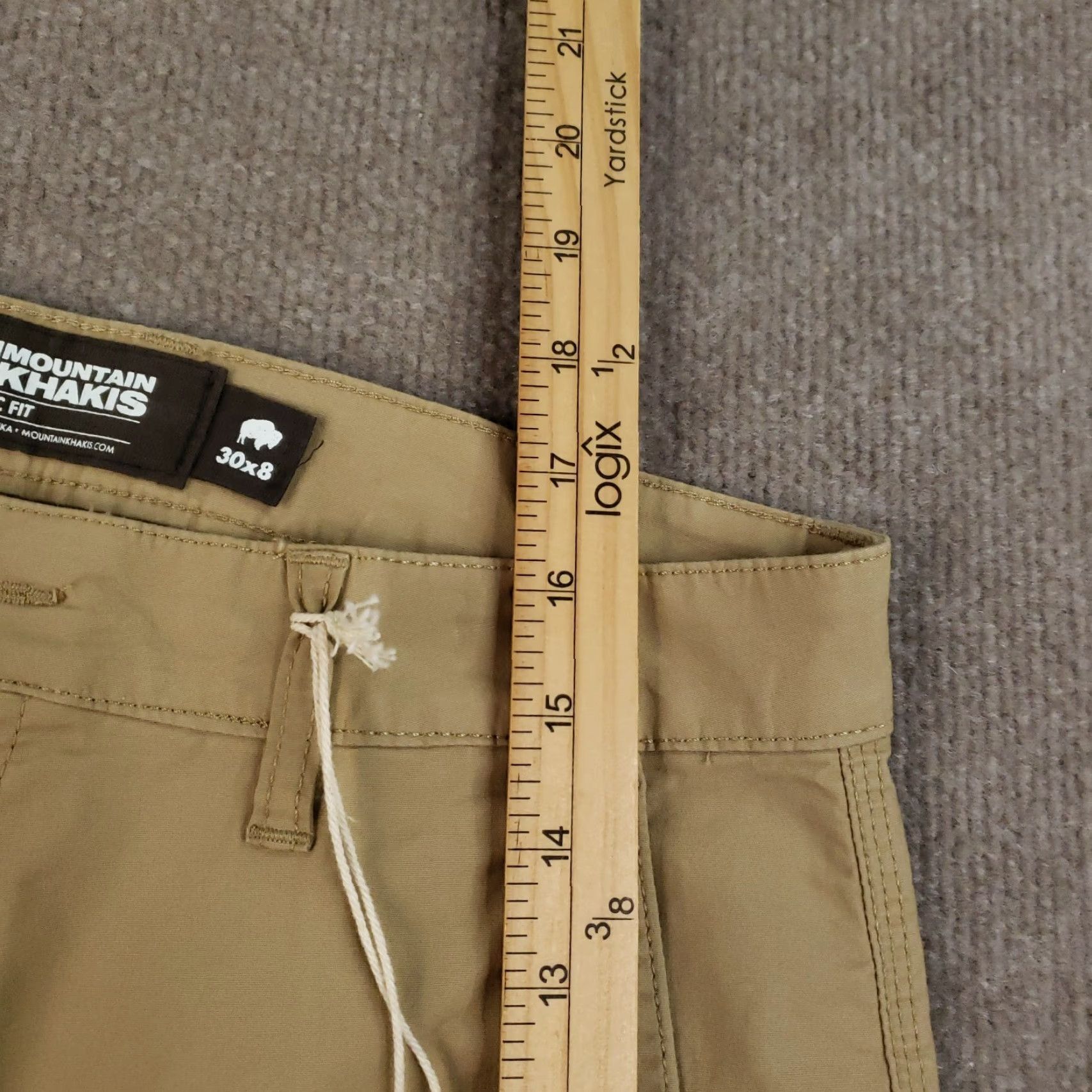 Mountain Khakis Mountain Khakis Shorts Mens Size 30 Beige Stretch Poplin Classic Fit 8" Inseam Size US 30 / EU 46 - 5 Thumbnail