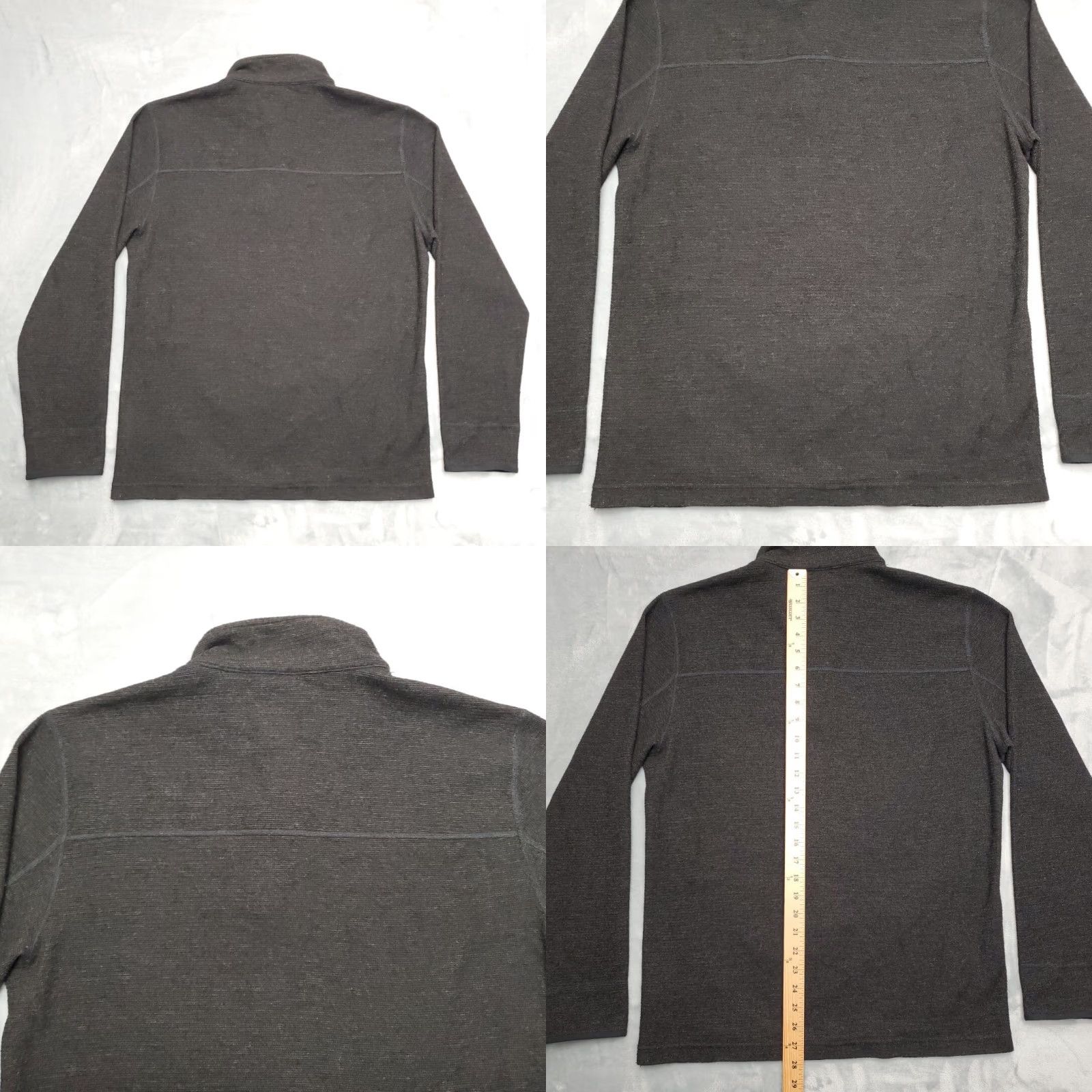 Prana VINTAGE Prana Sweater Mens L Charcoal 1/4 Snap Wool Blend Pullover Long Sleeve Warm Size US L / EU 52-54 / 3 - 8 Thumbnail