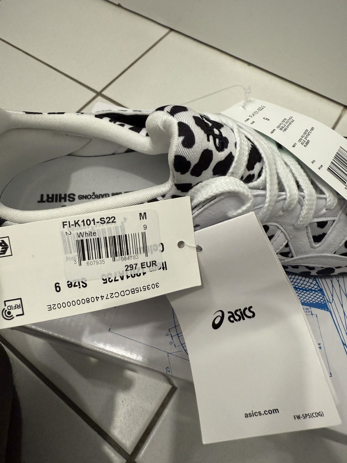 Asics × Comme des Garcons Comme des Garçons SHIRT x ASICS Gel Lyte 5 White Leopard Size US 9 / EU 42 - 8 Thumbnail