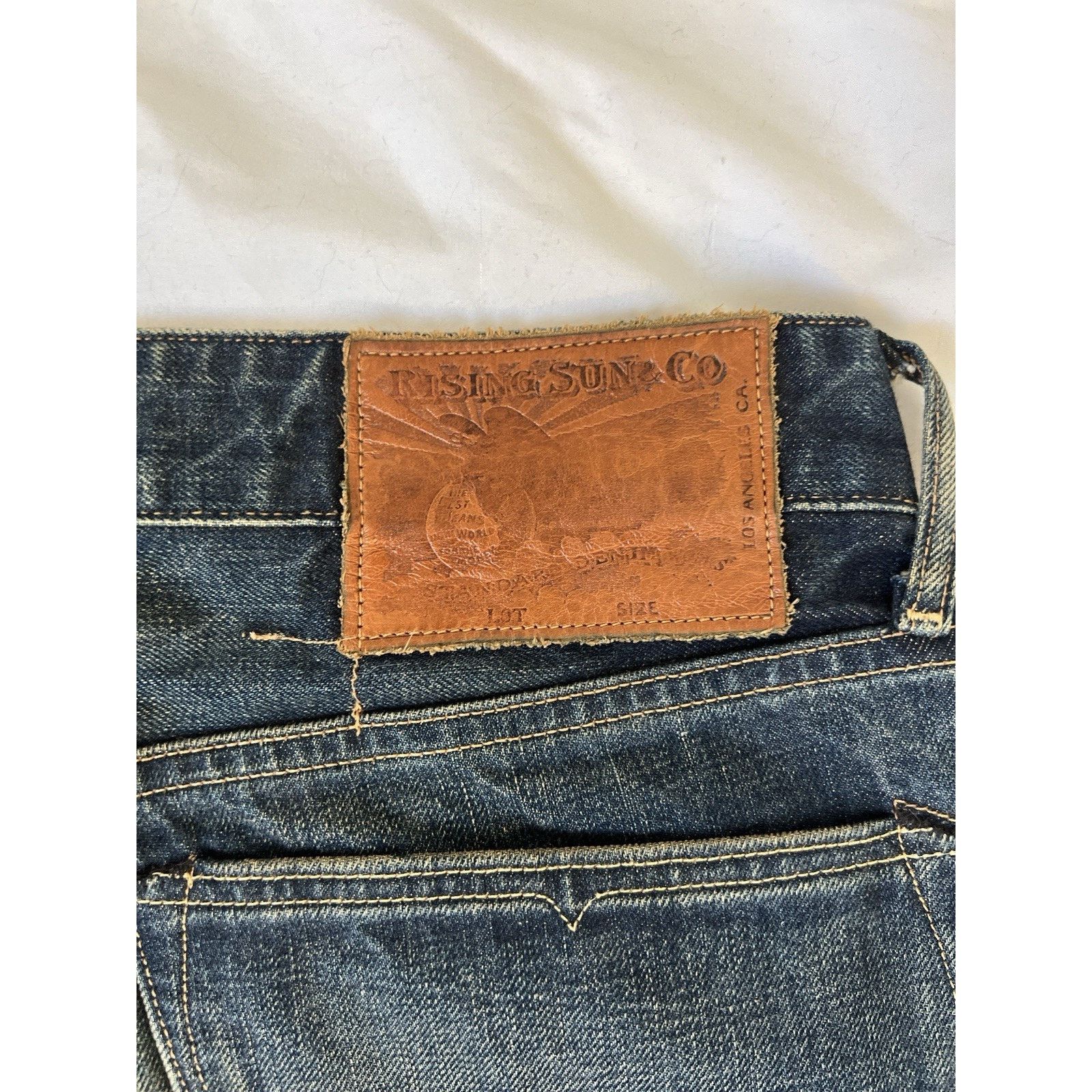 Rising Sun & Co. Rising Sun & Co. Raw Selvedge Denim Jeans Mfg Los Angeles 32 Size US 32 / EU 48 - 4 Thumbnail