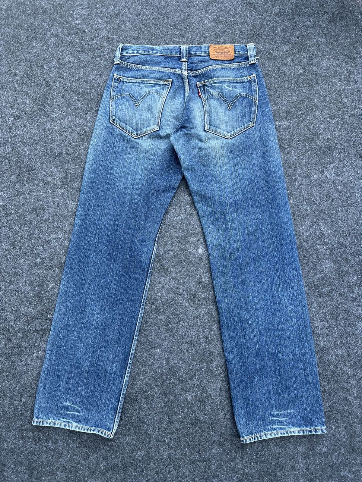 Levi's Y2k Levis 703 Faded Blue Washed Vintage Denim 31x33 D44 Size US 31 - 3 Thumbnail