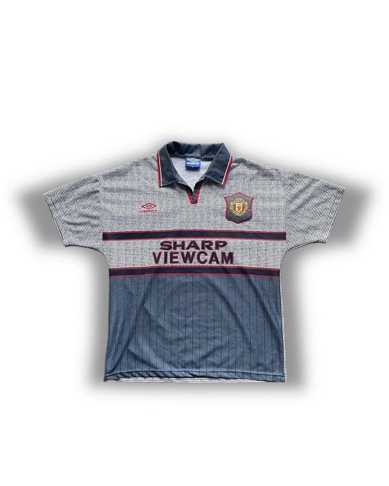 Maillot Manchester United 1998/1999 Troisième équipement - Umbro - Taille XL - Numéro 7 Beckham - Occasion Excellent état