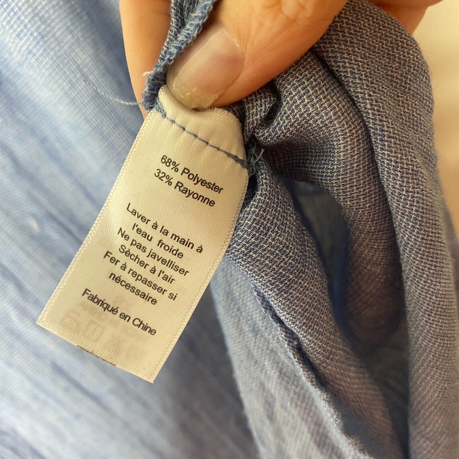 Other Allison Joy Blue Lace-Up Curved Hem Sleeveless Tank Top XS Size XS / US 0-2 / IT 36-38 - 8 Thumbnail