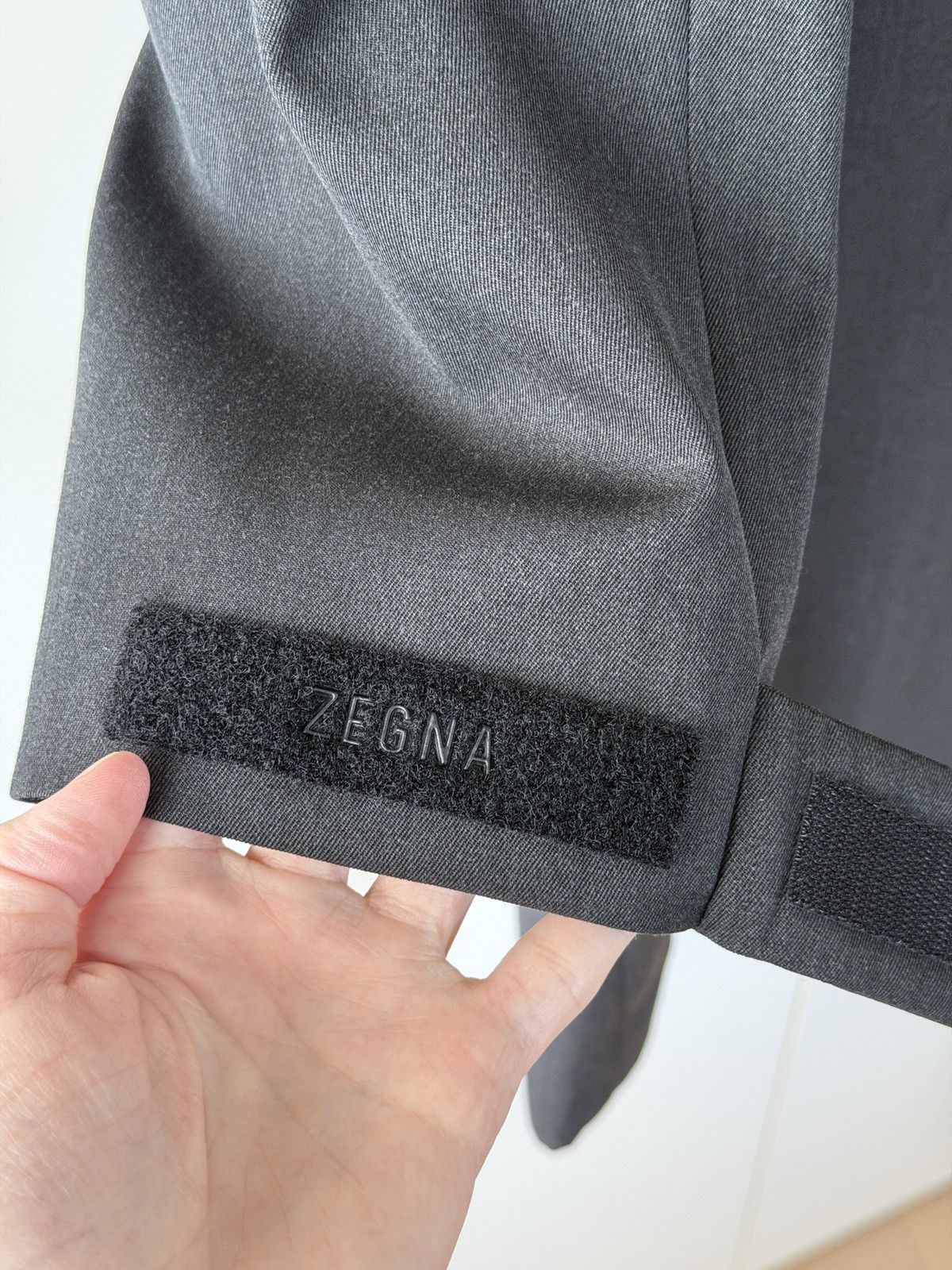 Ermenegildo Zegna × Fear of God Oversized Wool Trench Coat Anthracite 50 Size US L / EU 52-54 / 3 - 6 Thumbnail
