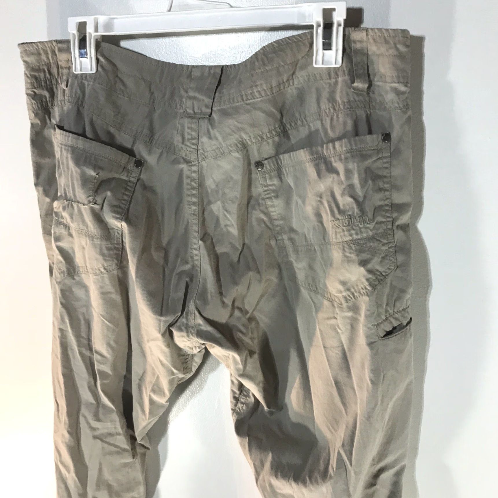 Vintage Kuhl Lightweight Beige Cargo Pants Mens 36X32 Outdoor Travel Workwear Size US 36 / EU 52 - 3 Thumbnail