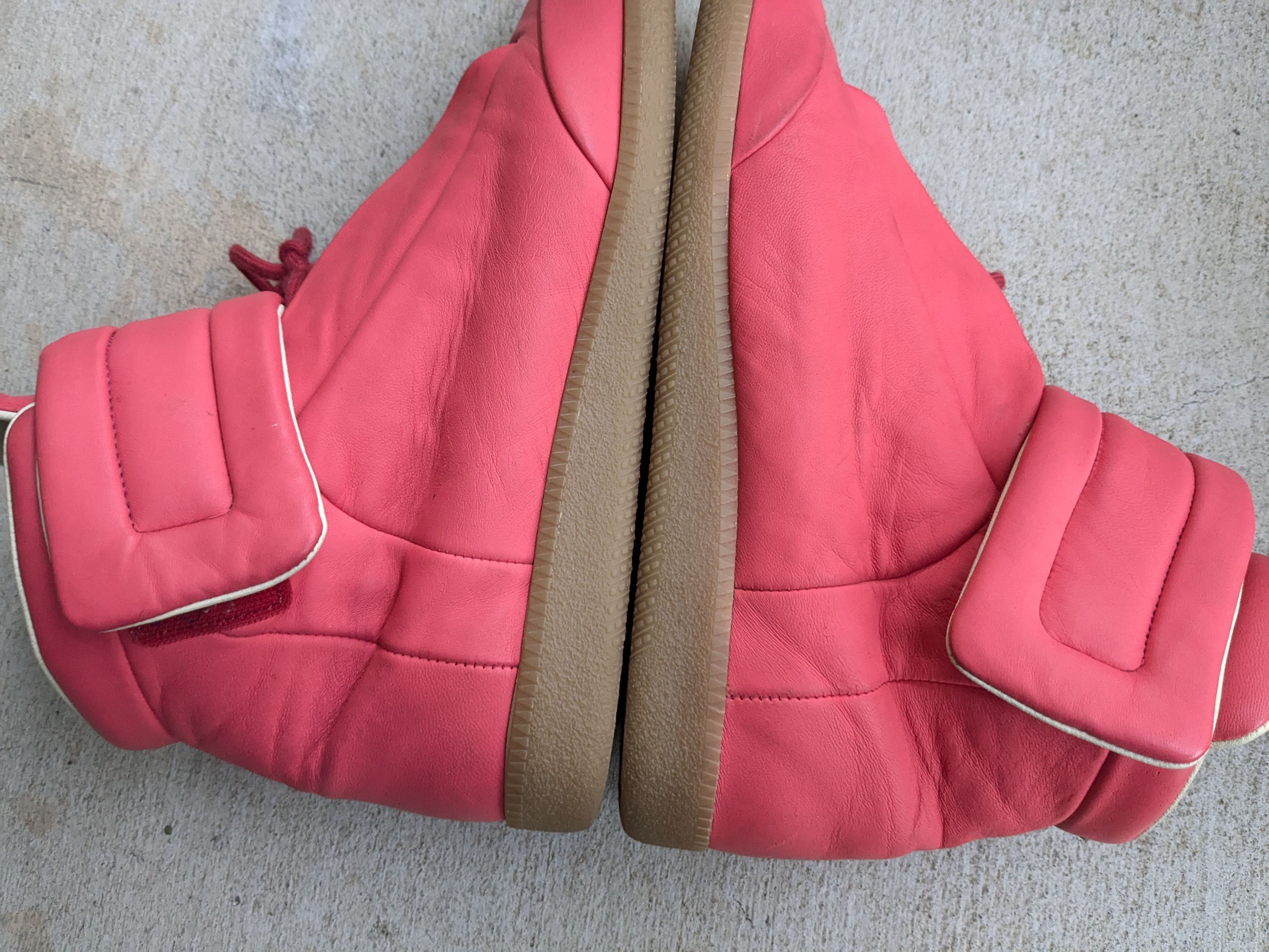 Maison Margiela Maison Margiela Future Pink 10 43 High Tops Leather Italy Size US 10 / EU 43 - 10 Thumbnail