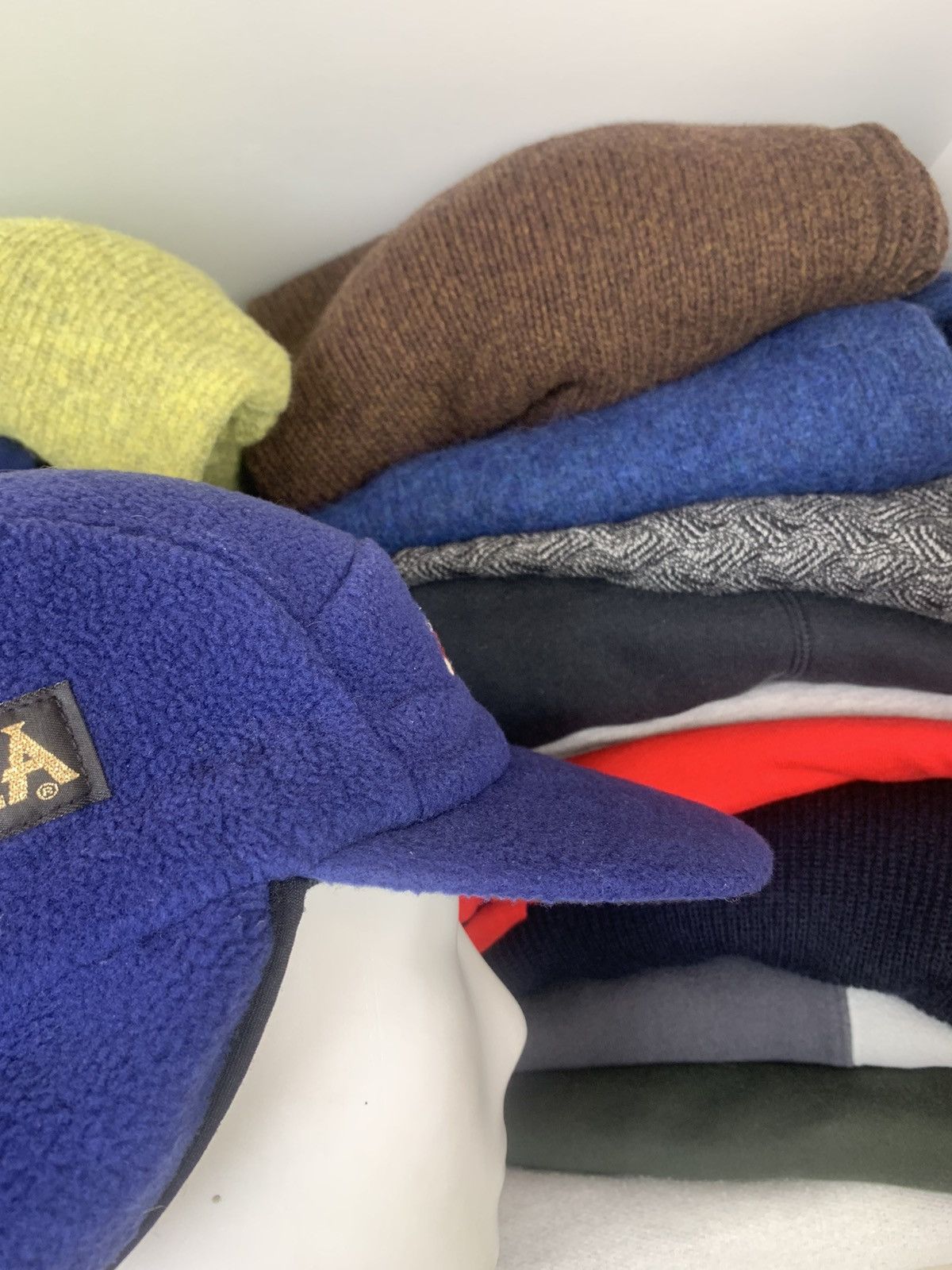 USA Olympics × Vintage Vintage Bula US Ski Team 2 in 1 Fleece Cap Hat Made in USA Size ONE SIZE - 10 Thumbnail