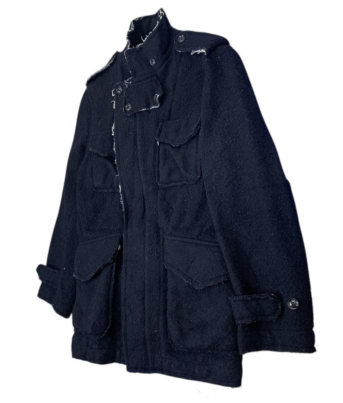 Japanese Brand Vintage Japanese Fabric KYS Diconstructed Wool Jacket Size US L / EU 52-54 / 3 - 2 Thumbnail