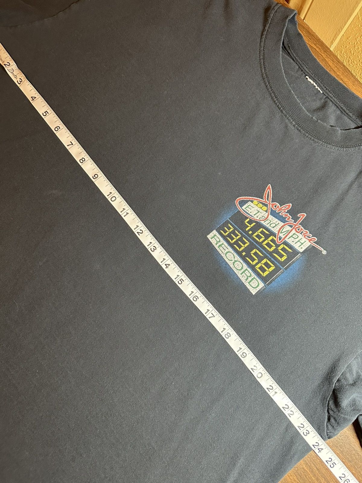 NASCAR 🏁 Distressed Vintage NHRA John Force Racing Tee Size US L / EU 52-54 / 3 - 8 Thumbnail