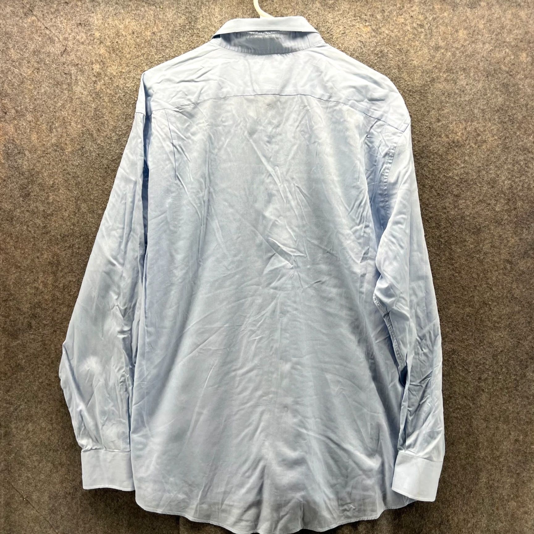 Lacoste Lacoste Shirt Men Blue Cotton Long Sleeve Button-Down Oxford Pocket Shirt 45 Regular Adult Mens Size 48R - 2 Thumbnail