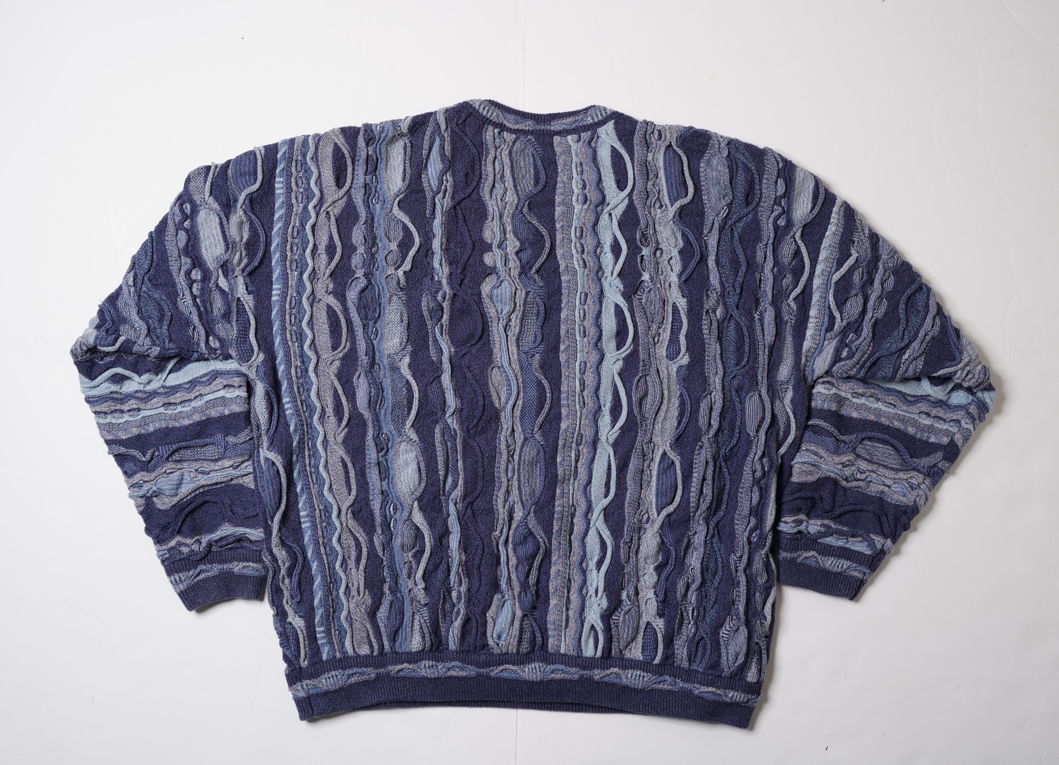 Vintage Coogi Style Cable Knit 3D Sweater Size US M / EU 48-50 / 2 - 2 Thumbnail