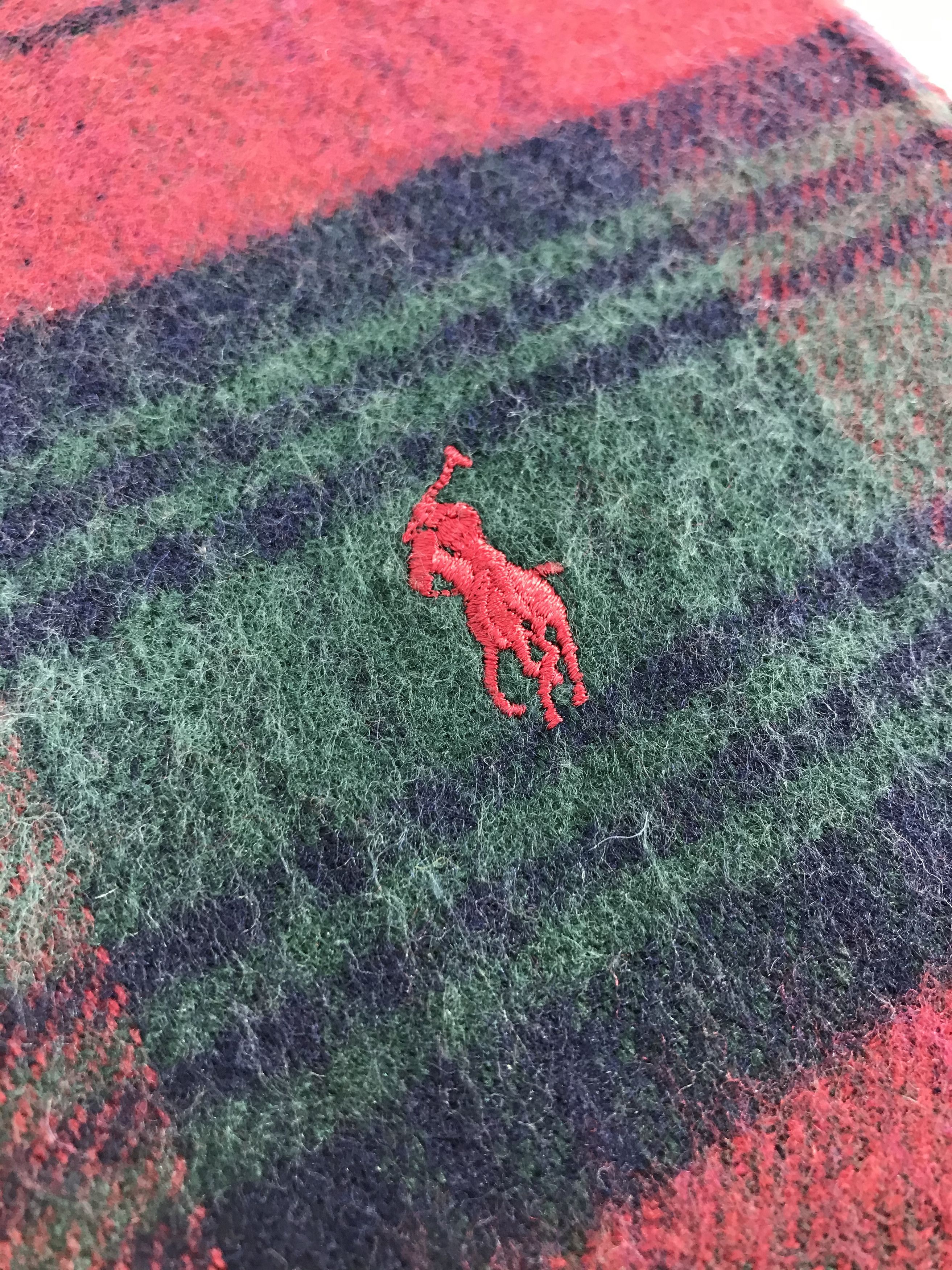 Polo Ralph Lauren × Vintage Polo Ralph Lauren Scarf / Muffler / Neckwear - WW1468 Size ONE SIZE - 4 Thumbnail