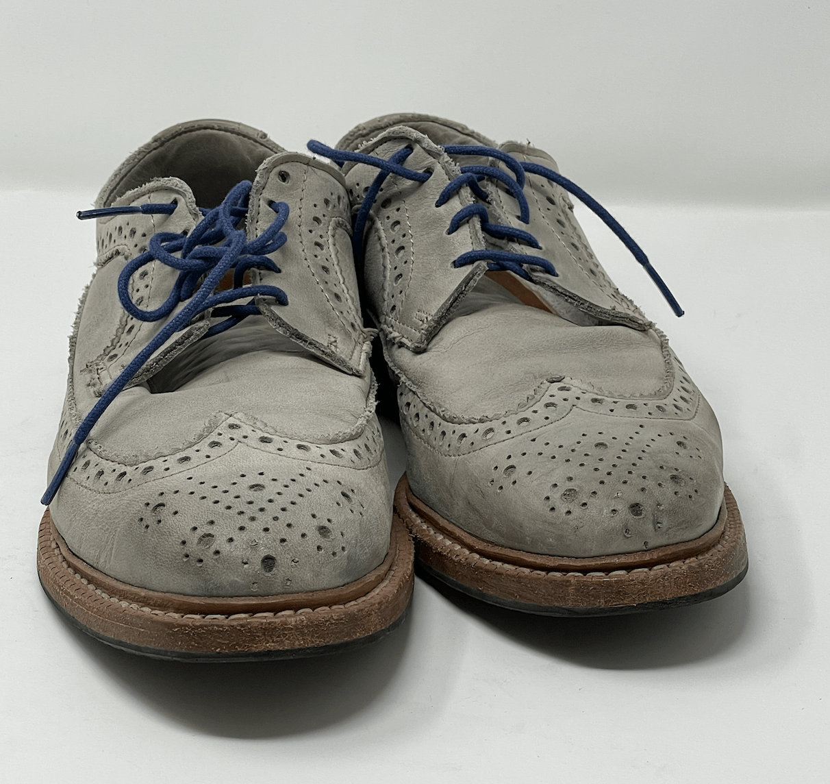 Allen Edmonds Allen Edmonds Banchory Gray Nubuck Oxford Shoes 8 / 8.5 Size US 8 / EU 41 - 11 Thumbnail