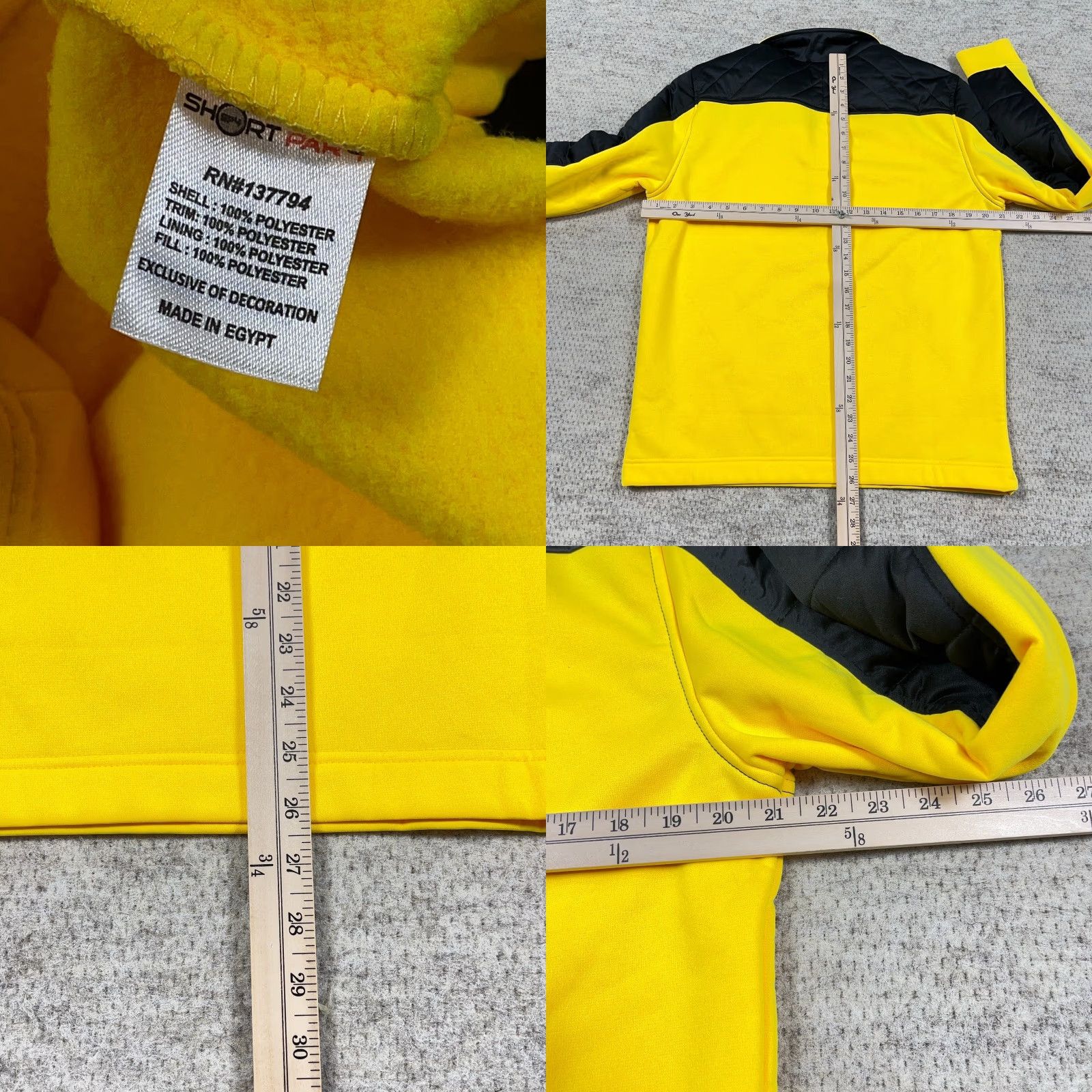 Under Armour Under armour Sweater Shirt Men Small Yellow 1/4 Zip Pullover Mock Neck Golf Casual Sports 1/4 Zip Pockets Moisture Wicking Regular Short Par 4 Size US S / EU 44-46 / 1 - 8 Thumbnail