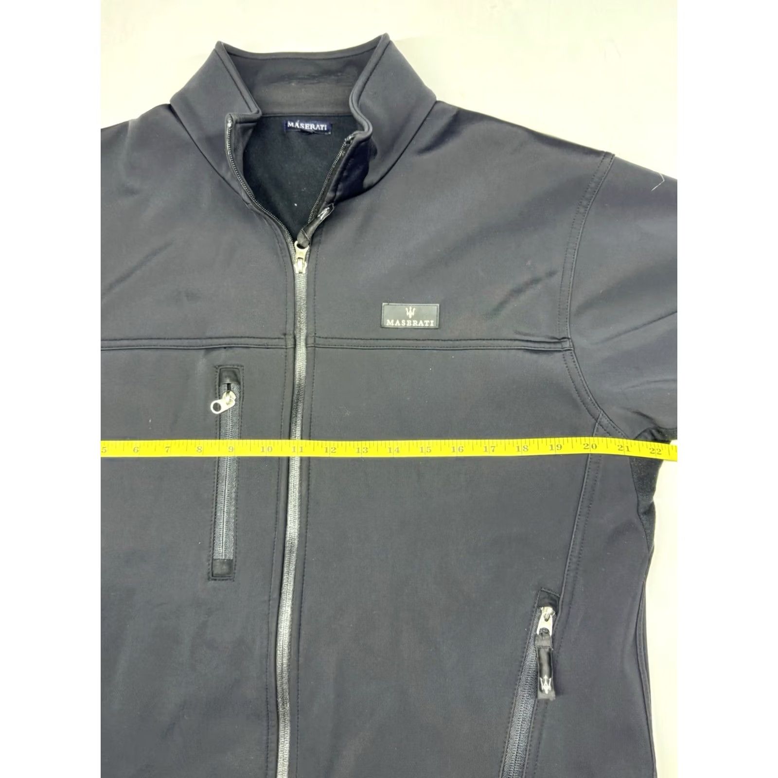 Maserati Maserati Full-Zip Lightweight Bomber Jacket Men’s Size M Black Logo Embroidered Racing Lightweight Mid-Length Size US M / EU 48-50 / 2 - 4 Thumbnail