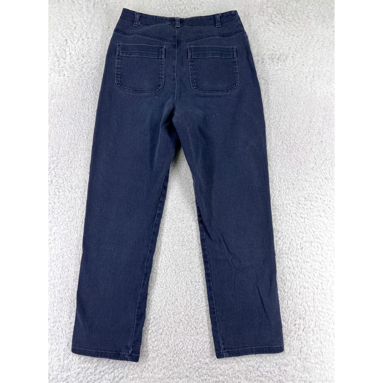 Vintage Crazy Horse Jeans Women 4P Blue Denim Straight Cotton Blend Stretch Size 27" / US 4 / IT 40 - 2 Thumbnail