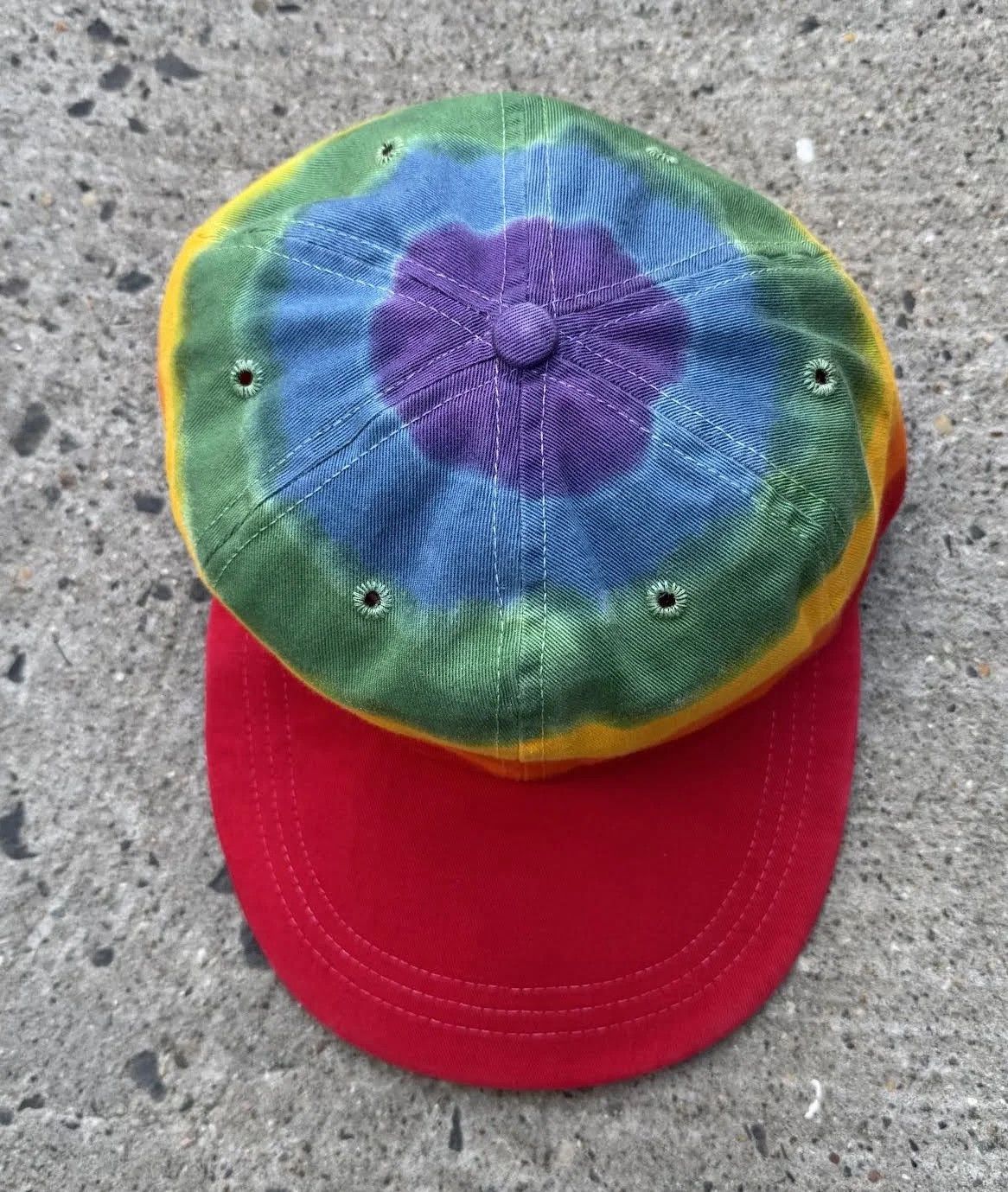 Polo Ralph Lauren Vintage Polo Ralph Lauren Rainbow Striped Fitted Hat Size L Size ONE SIZE - 5 Thumbnail