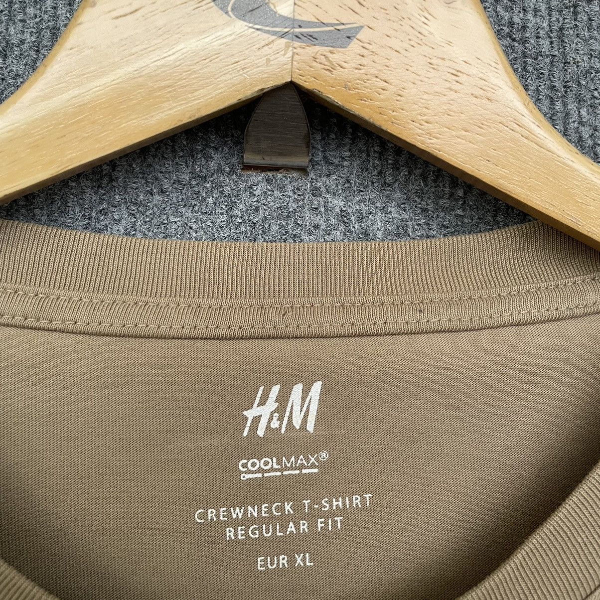 H&M H&M Brown Blank T Shirt Travis Style Size US XL / EU 56 / 4 - 2 Thumbnail