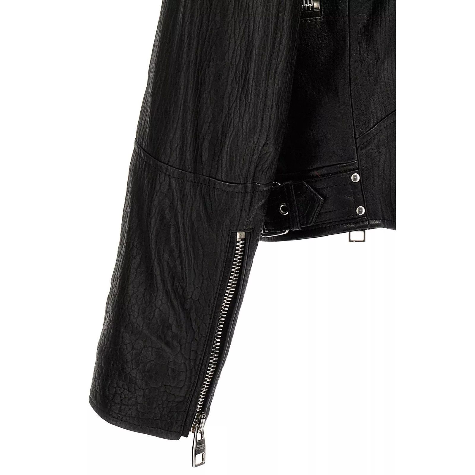 Alexander McQueen ALEXANDER MCQUEEN Black Leather Jacket New & Authentic (Men' Size US L / EU 52-54 / 3 - 5 Thumbnail