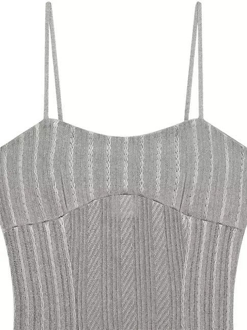 Givenchy o1loc1c0824 Dress in Silver Size L / US 10 / IT 46 - 3 Thumbnail