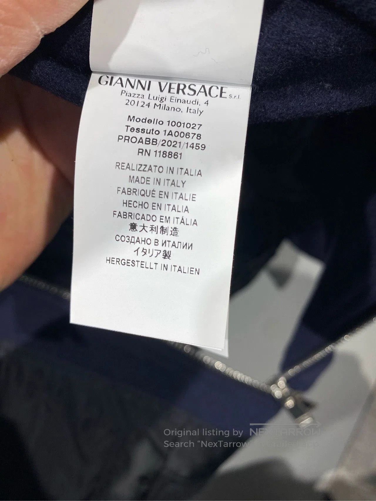 Versace Versace Pure Wool Jacket Outerwear. Size US L / EU 52-54 / 3 - 5 Thumbnail