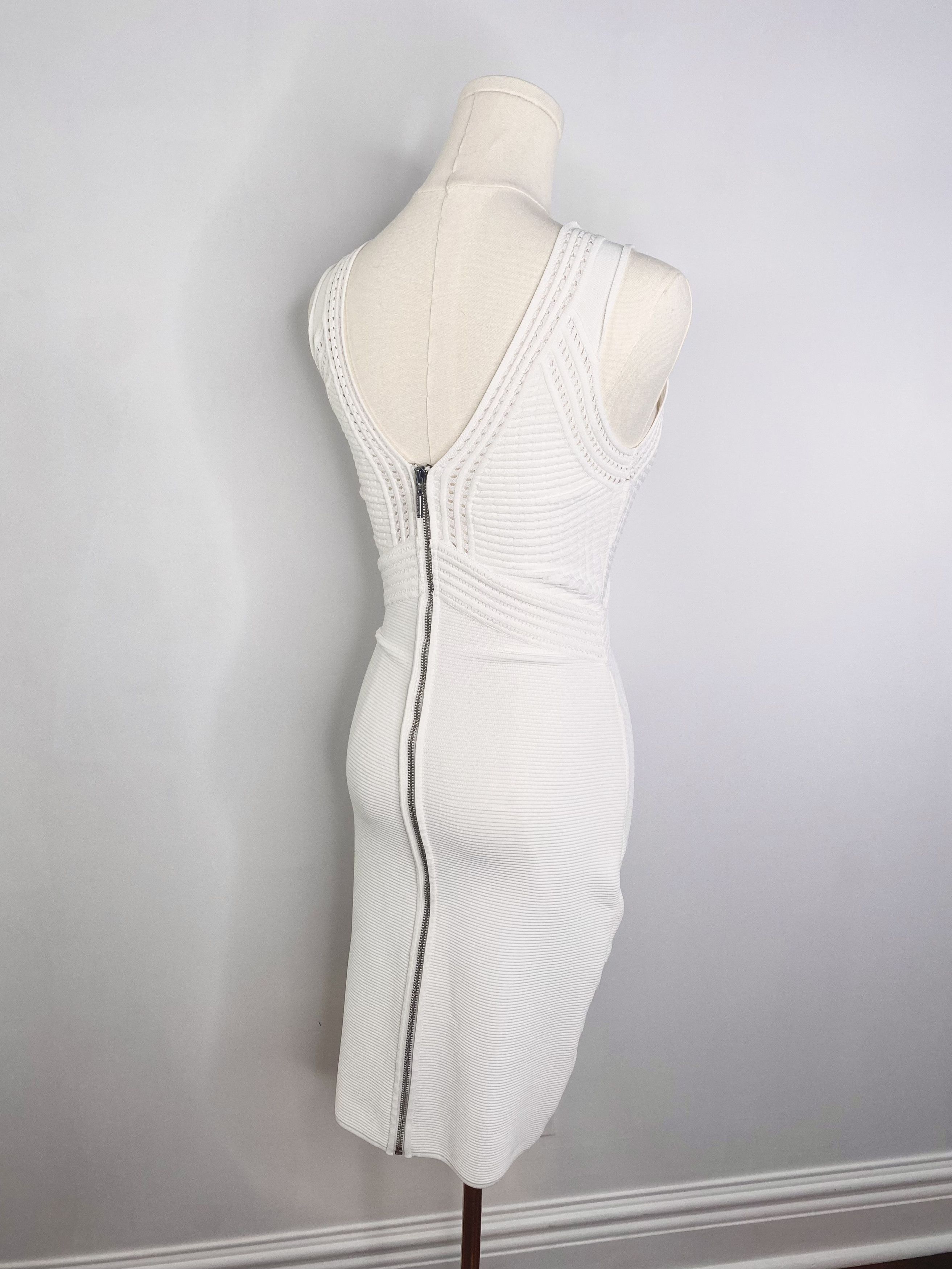 Guess Guess - White Bondage Bodycon Dress Size S / US 4 / IT 40 - 8 Thumbnail