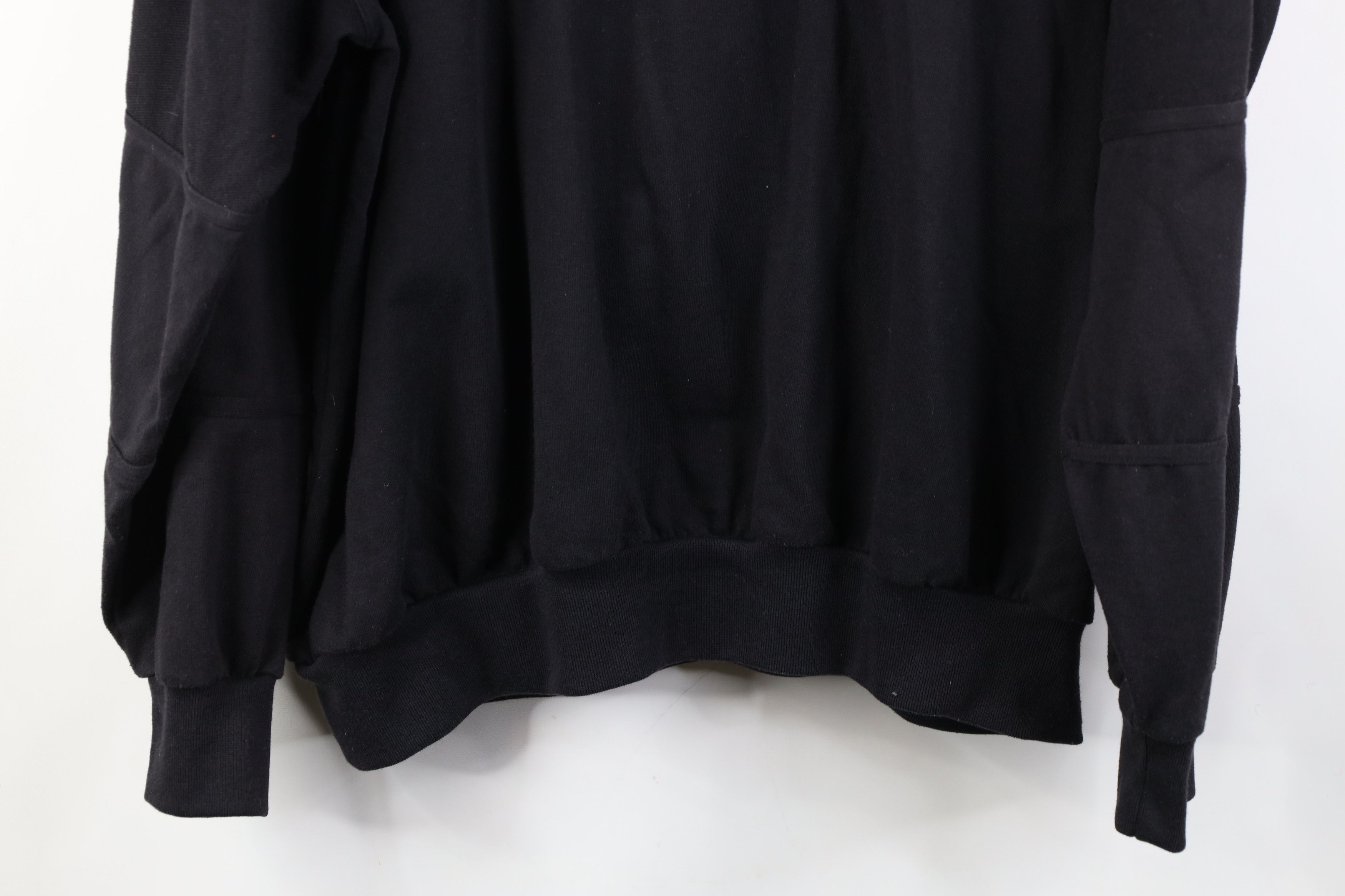 Vintage Vintage 90s Streetwear Long Sleeve Rugby Polo Shirt Black Size US XXL / EU 58 / 5 - 13 Thumbnail