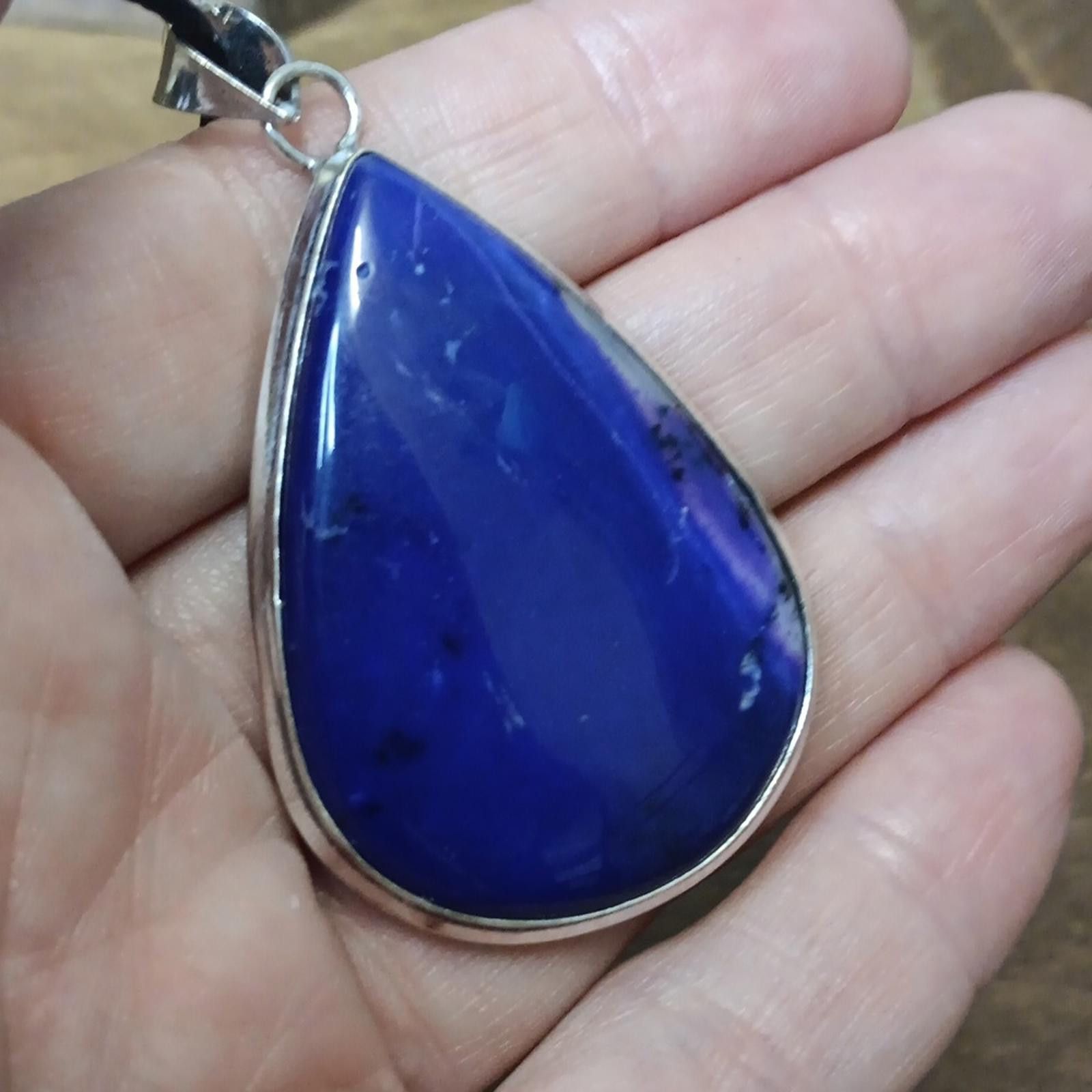 Designer Elegant Dendrite Teardrop Pendant Necklace Size ONE SIZE - 5 Thumbnail